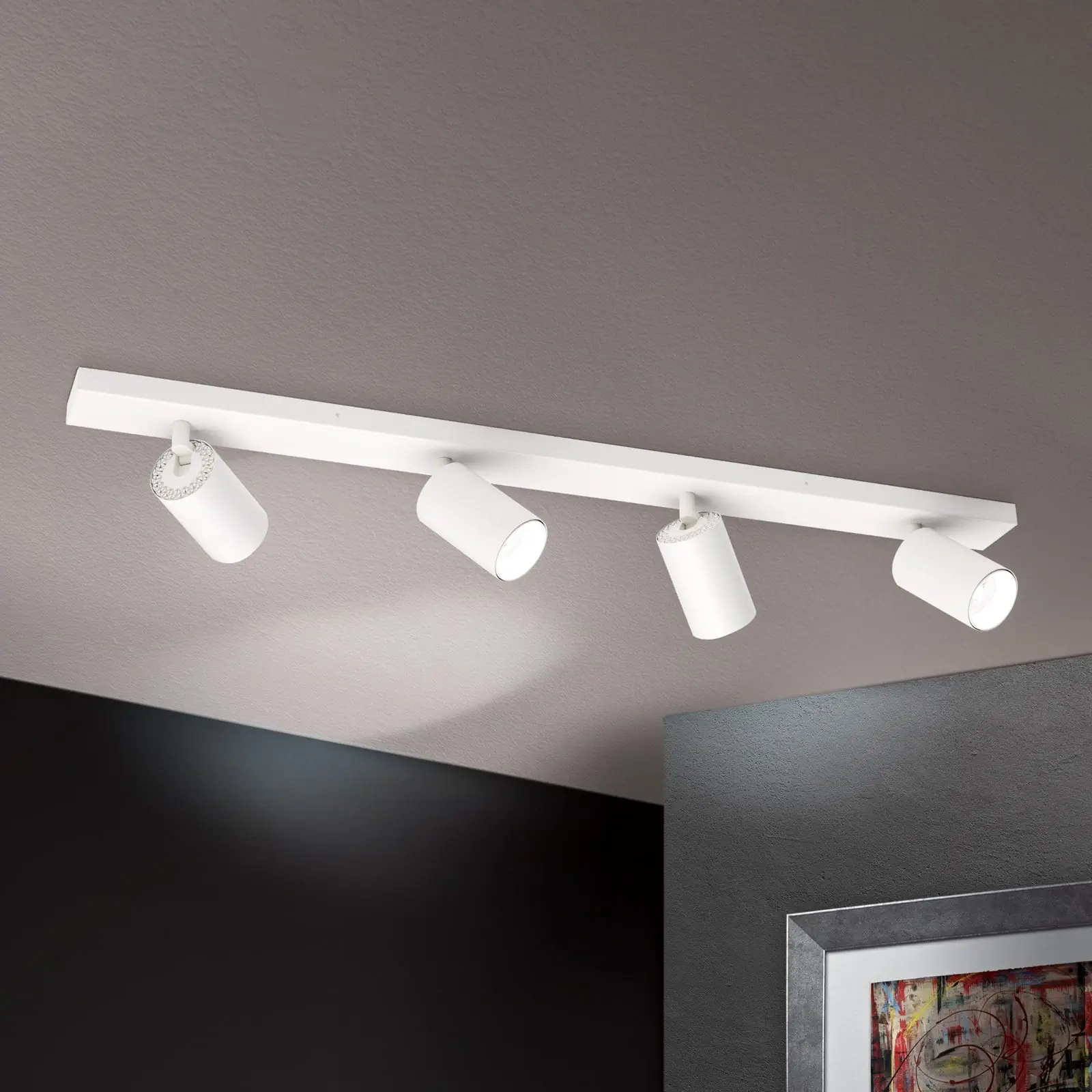 Spot lampa SEAN, 4 izvora svetla, bela