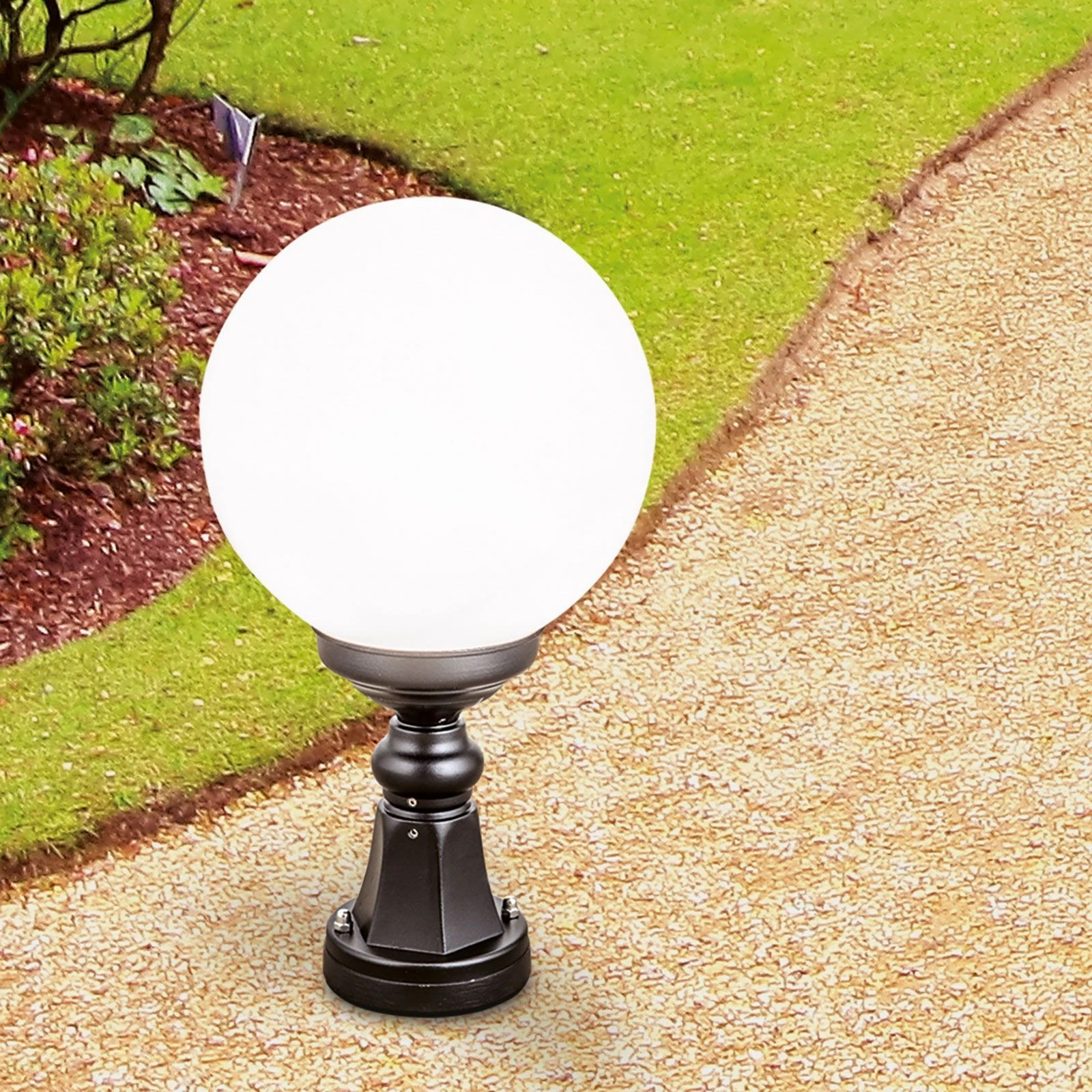 Spoljašnja stazna lampa REIKA, crna, H44cm