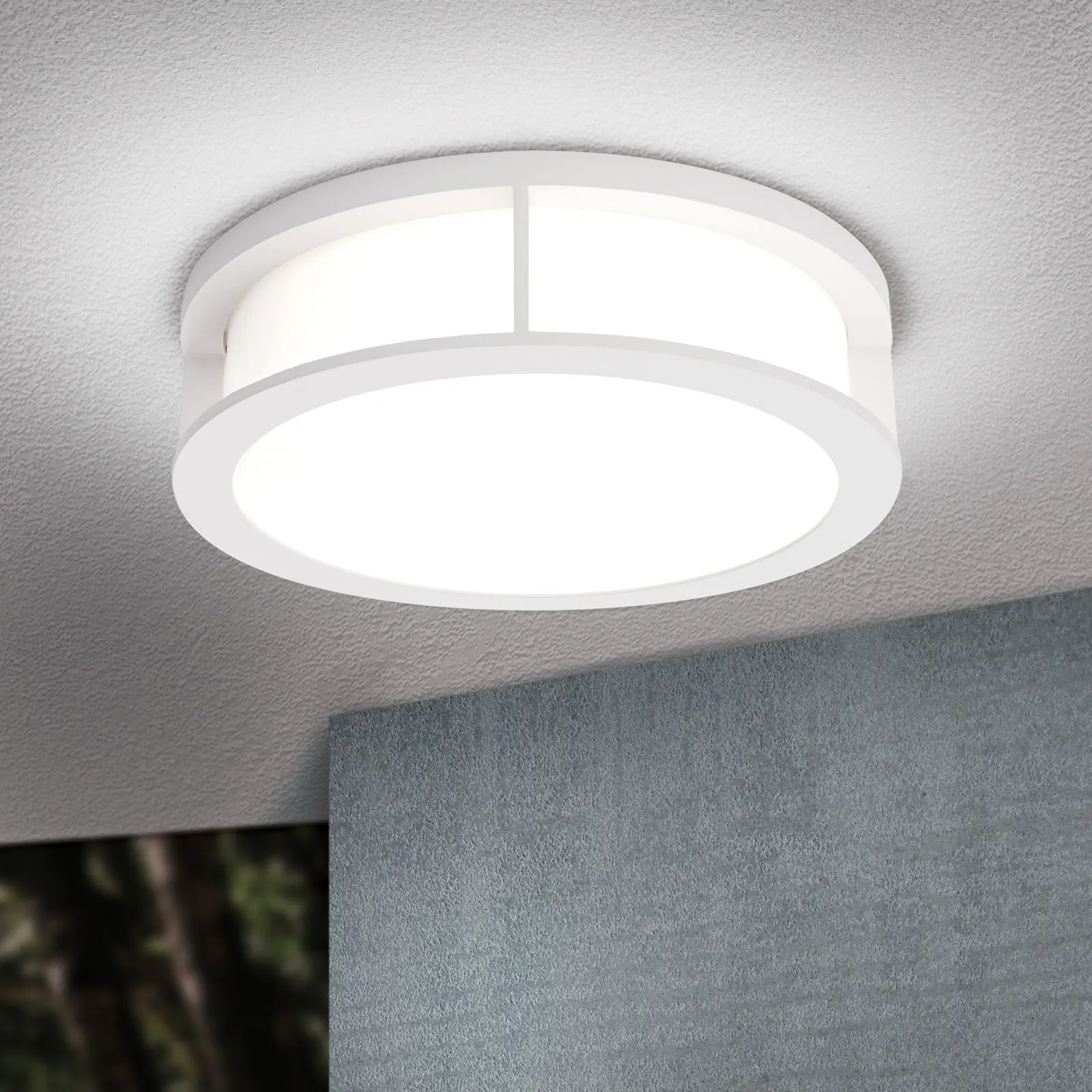 LED spoljašnja lampa HENRY, bela, 30 cm