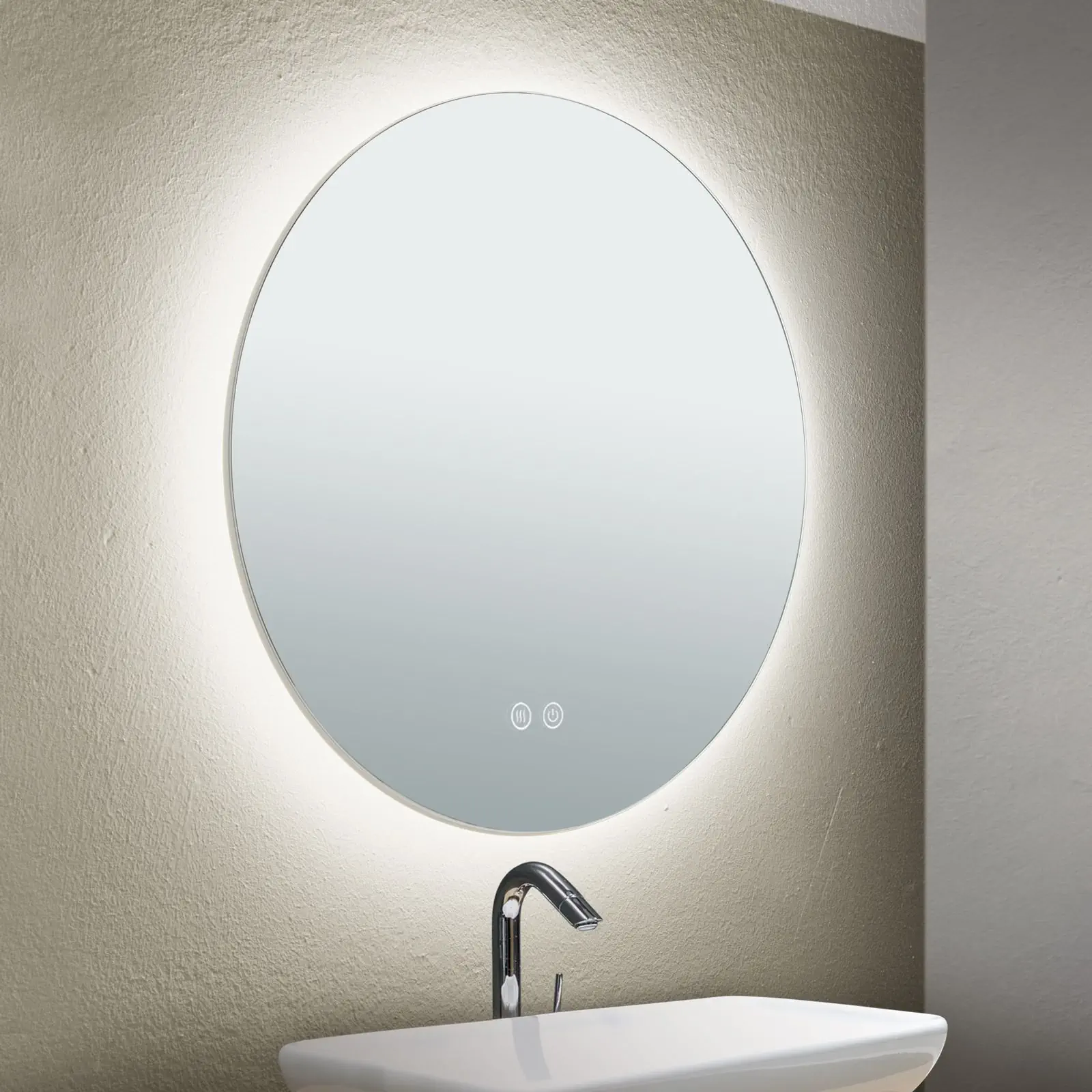 LED ogledalo FOCUS, Ø45cm, sa zaštitom od zamagljivanja