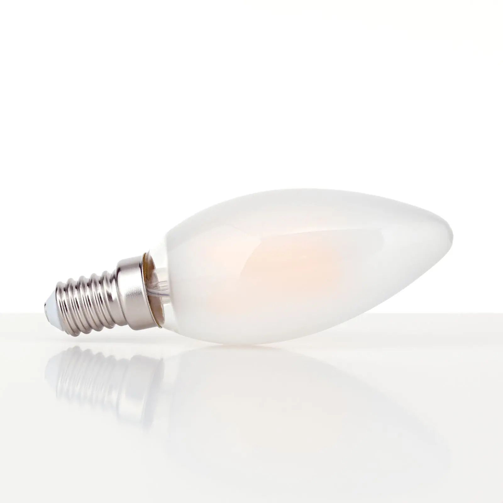 LED sveća, E14, 2 W, mat