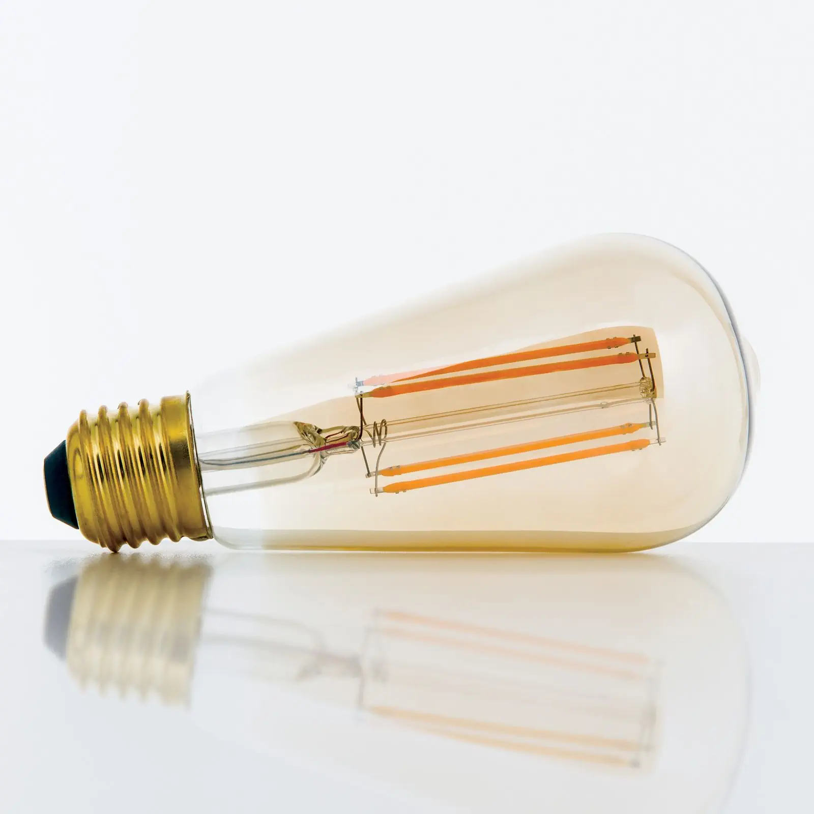 LED vintage sijalica u obliku kruške, E27, 6 W