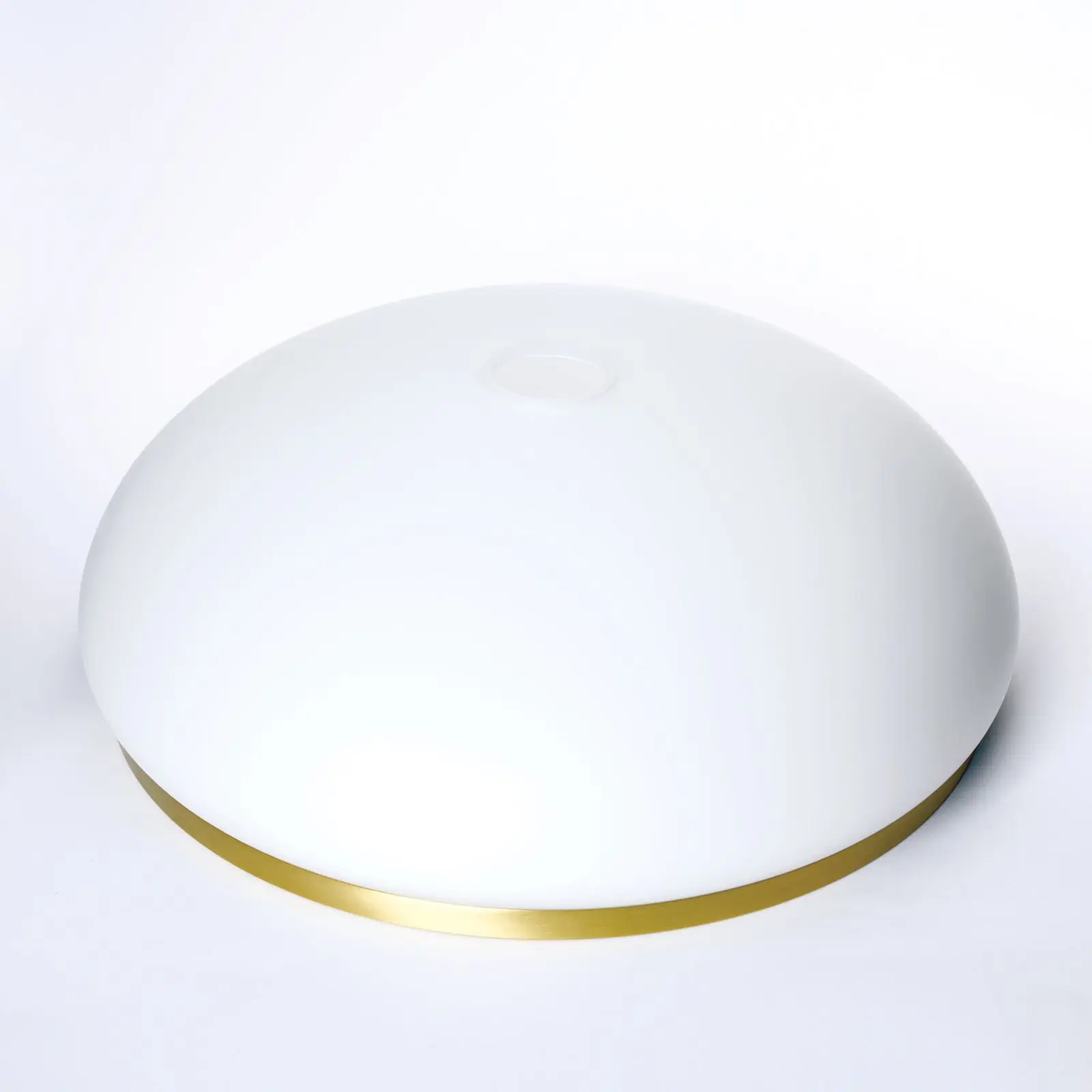 Stakleni abažur LANDHAUS 414, Ø 350 mm, opal mat sa mesinganim prstenom