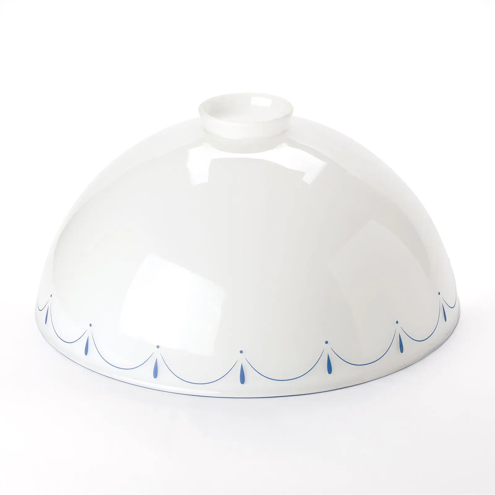 Stakleni abažur 434, Ø 350mm, opalno plava