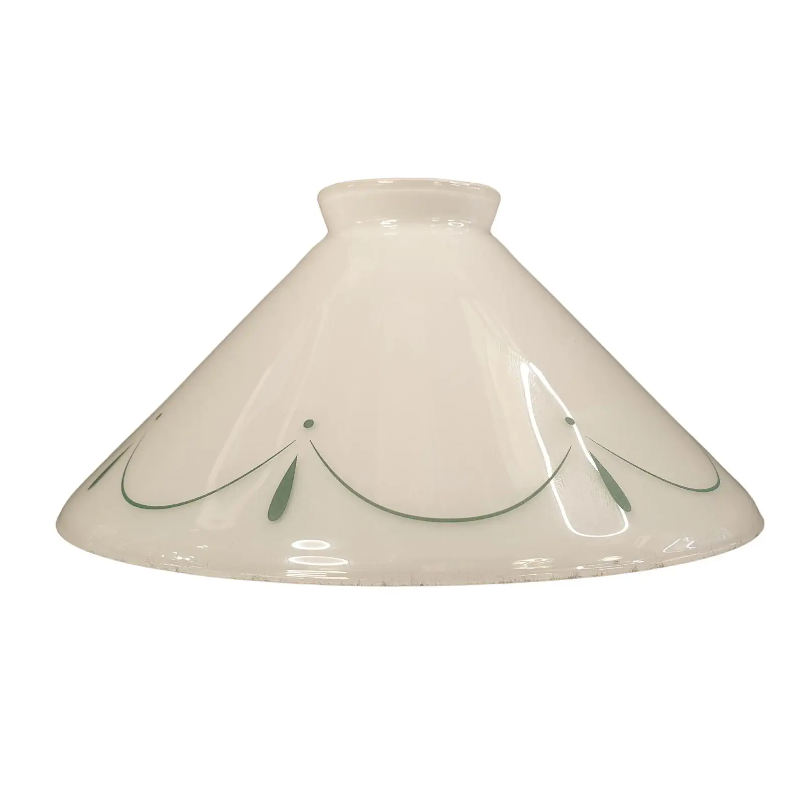 Stakleni abažur 435, Ø 20 cm, opal zelena