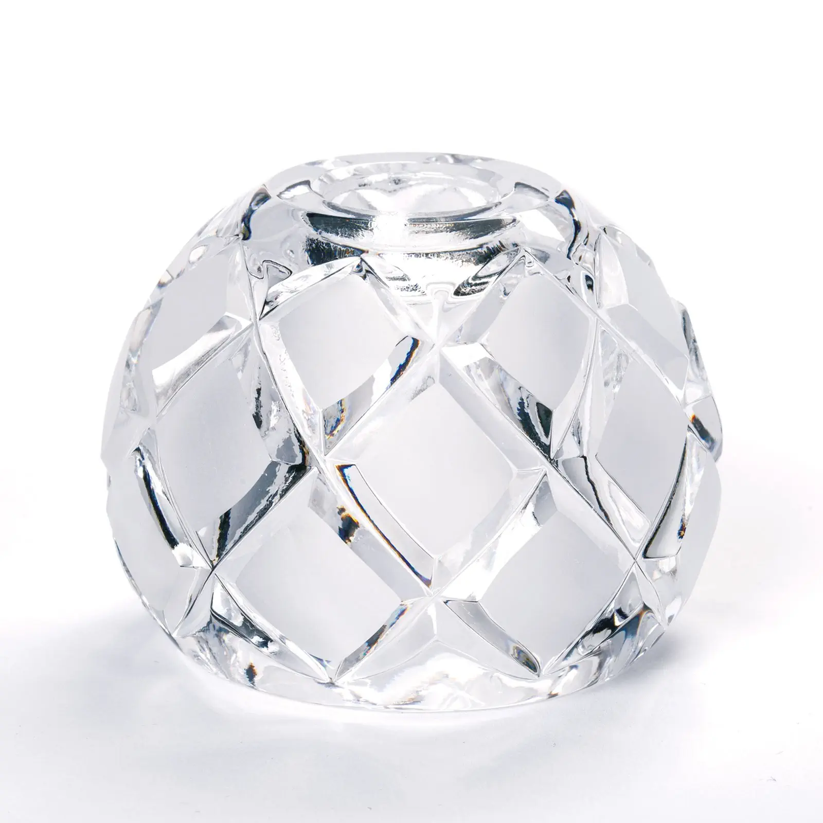 Stakleni abažur MADERNO 496, Ø 80 mm, polirano dekor