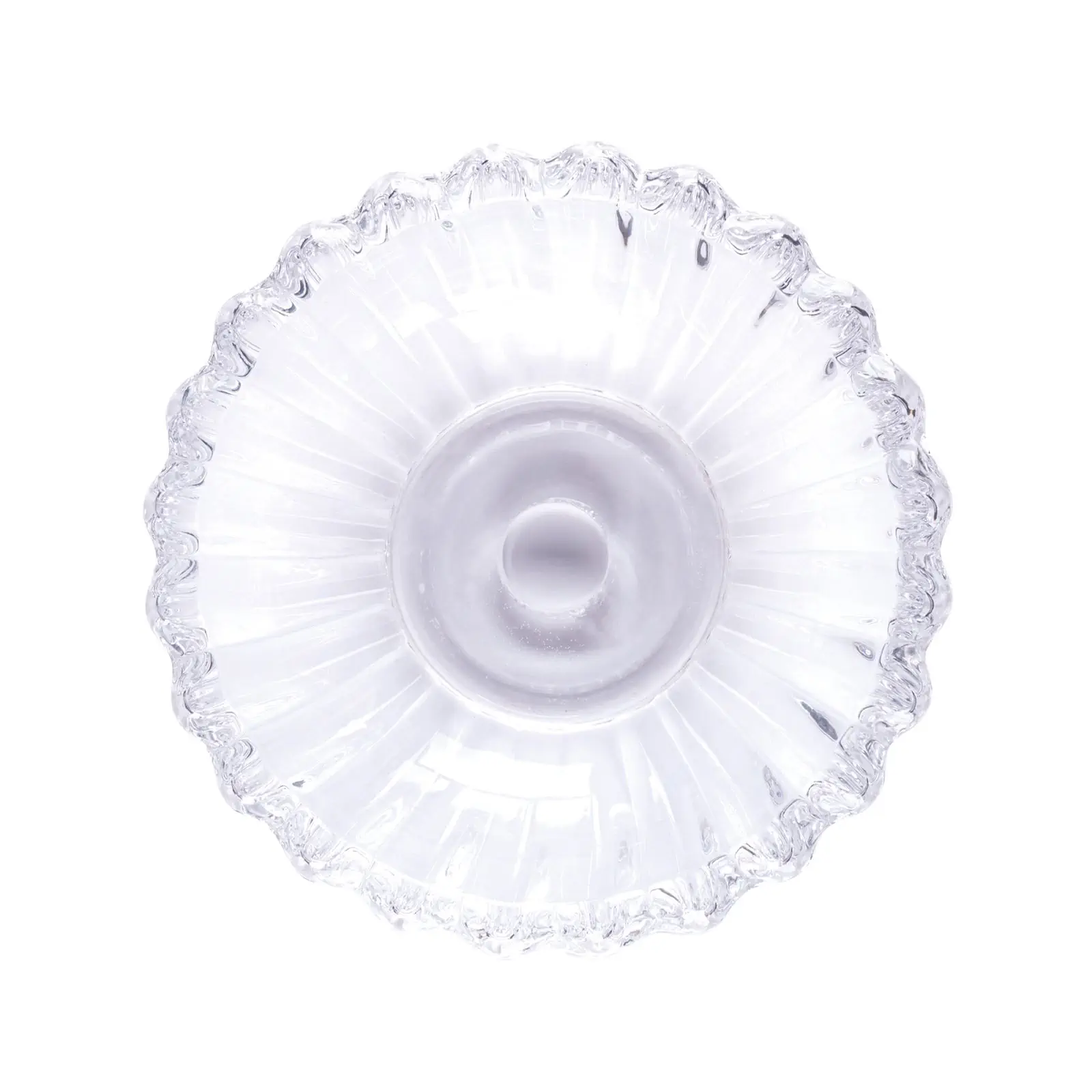 Kristalni luster, stakleni abažur za donji nivo, Ø 90 mm, transparentan