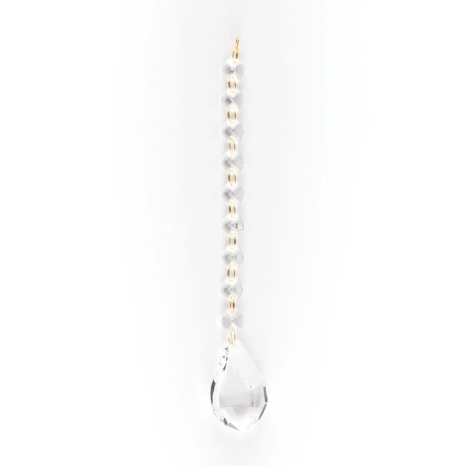 Kristal za luster, 9 oktagona i 1 badem, transparentni