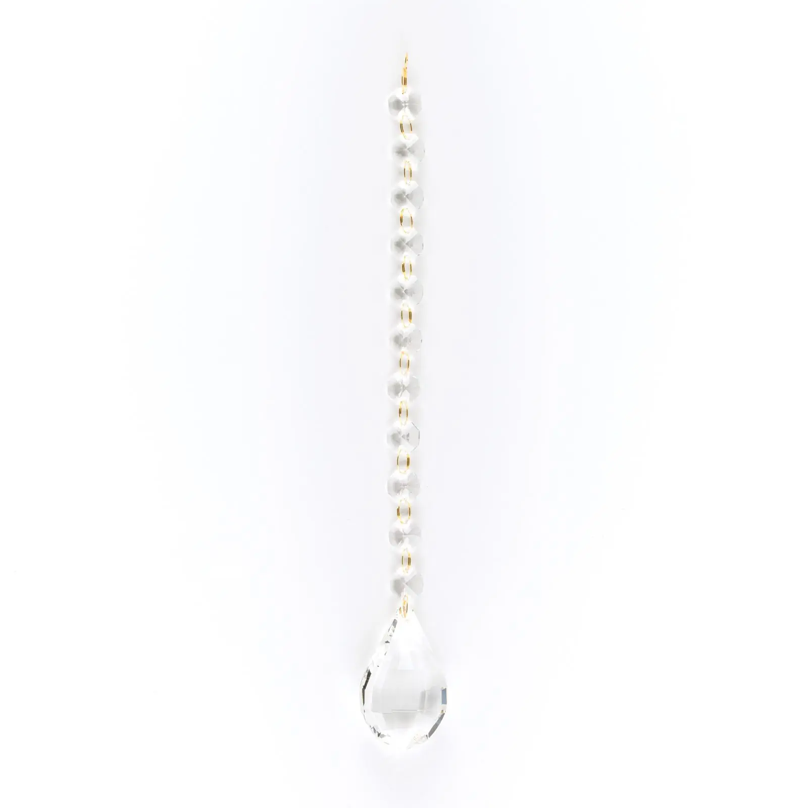 Kristal za luster, 11 oktagona i 1 badem, providan