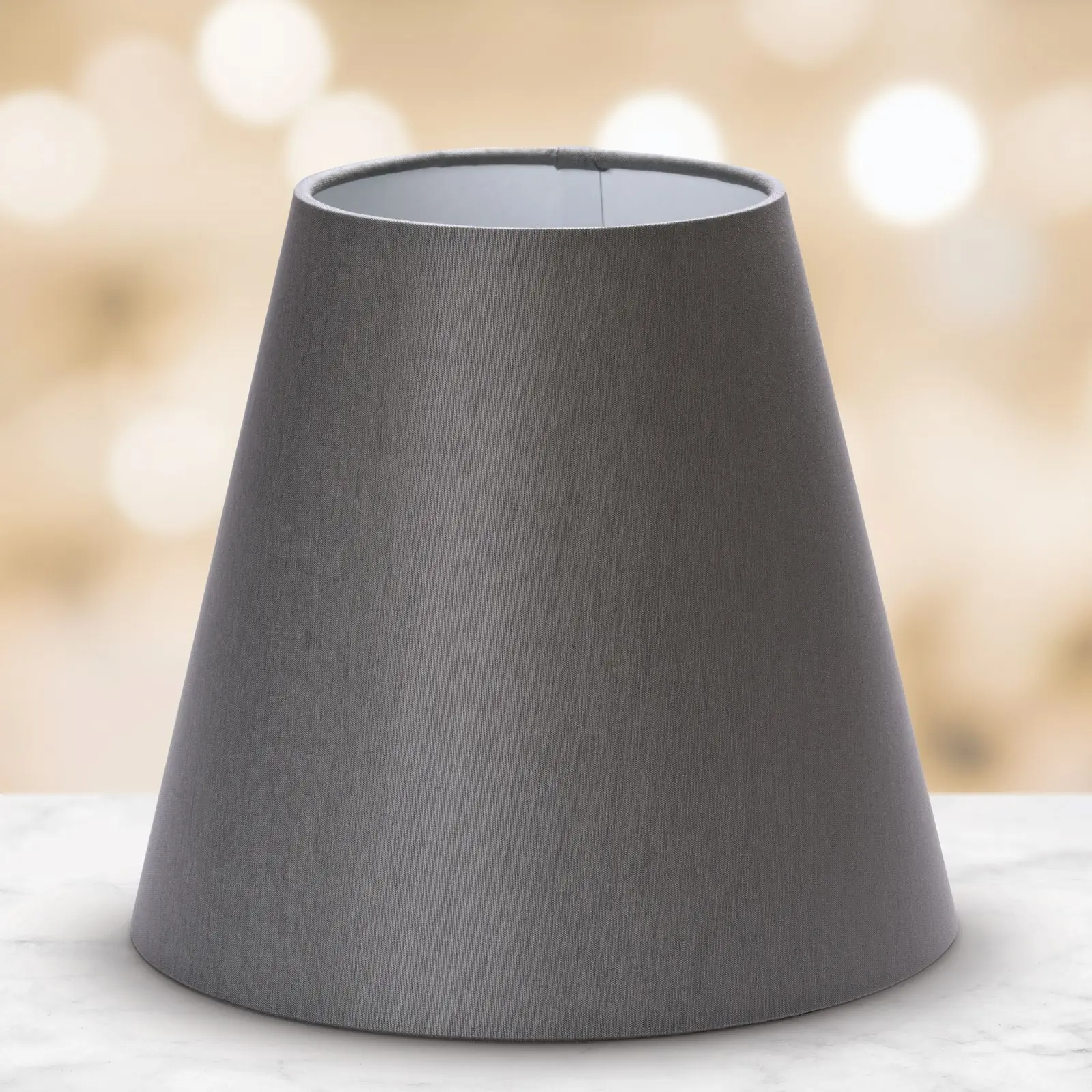 Tekstilni abažur SHADE 305, Ø 190 mm, sivi