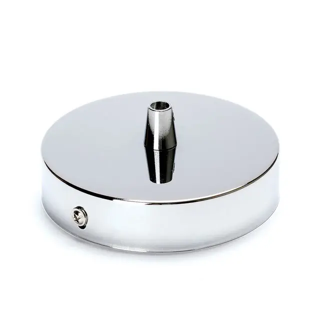 Rozeta sa steznom čaurom, Ø 100 mm, hrom