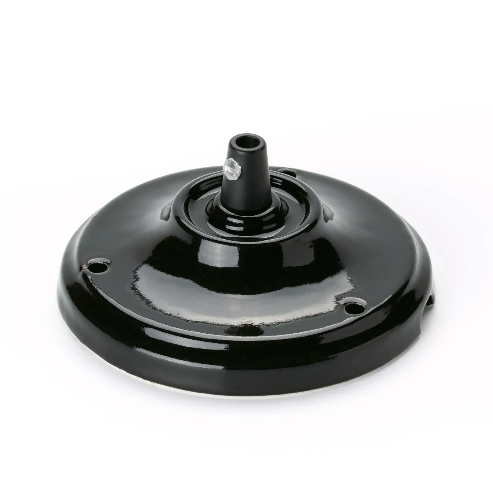 Rozeta, keramička, Ø 105 mm, crna