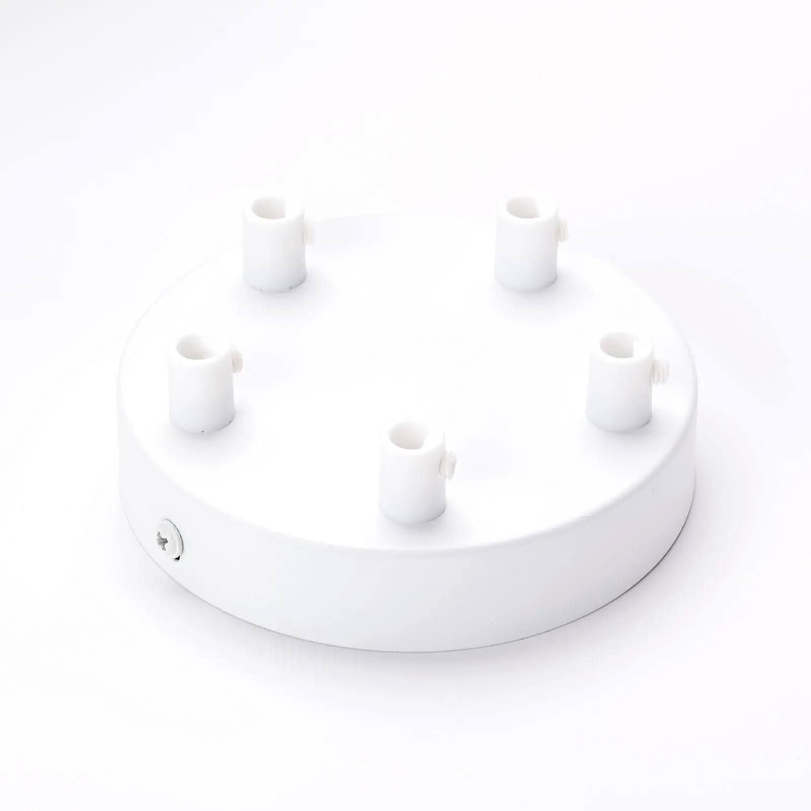 Rozeta za lampu sa steznom niplu, 120x25 mm, bela