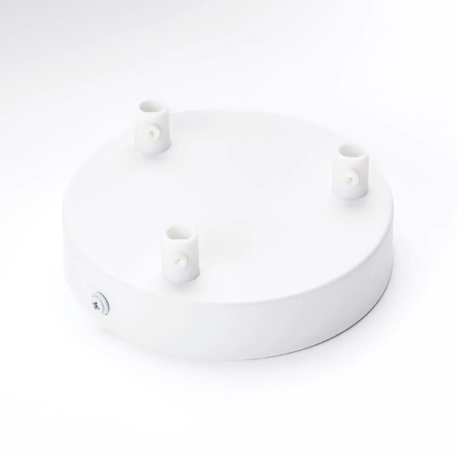 Rozeta za lampu sa steznom niplu, 120x25 mm, bela