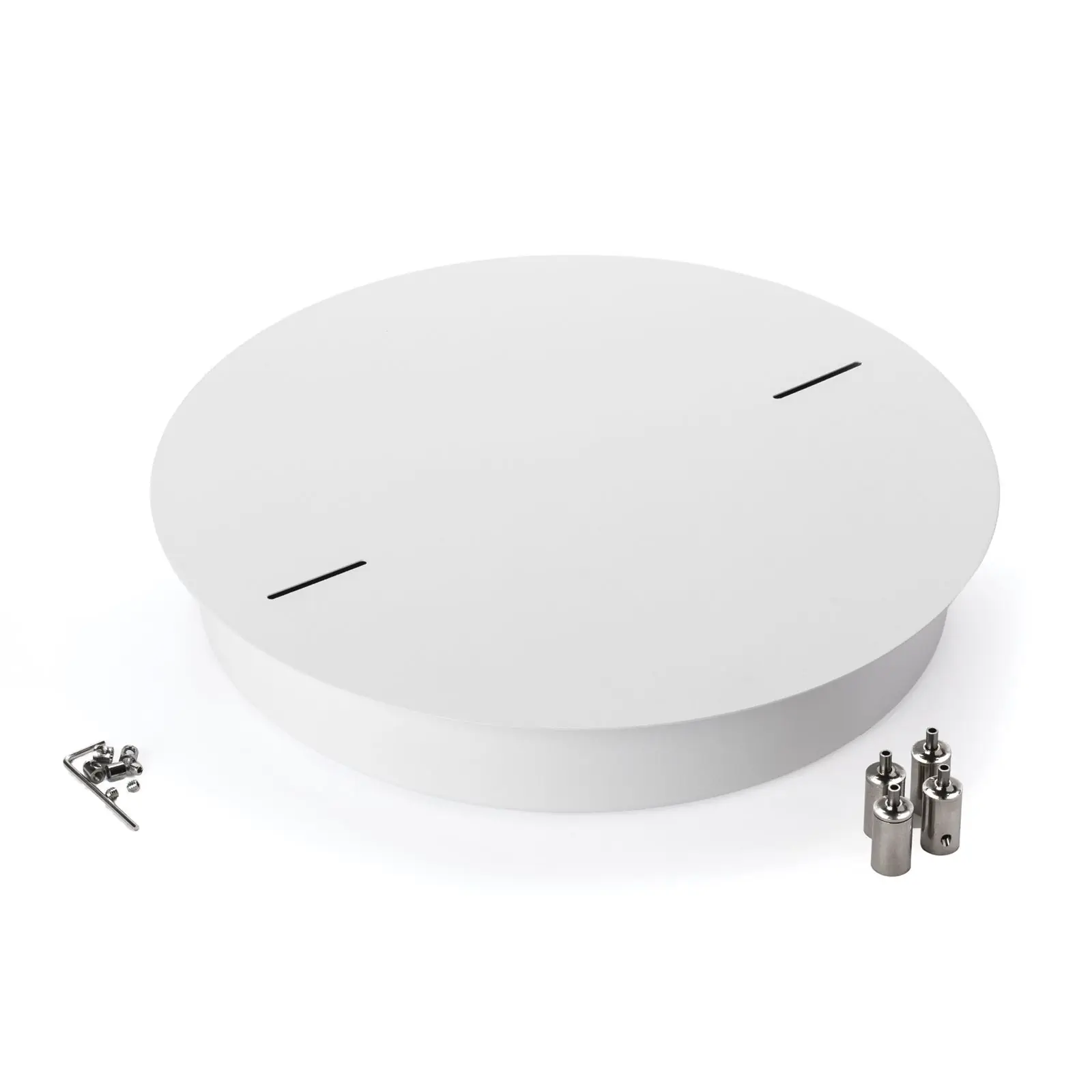 Rozeta, Ø 290 mm, 2 otvora, bela