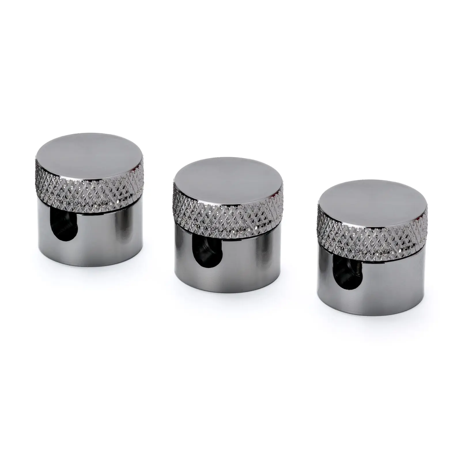 Zidni i plafonski nosač 885, 3 komada, Ø 19 mm, crni-nikl