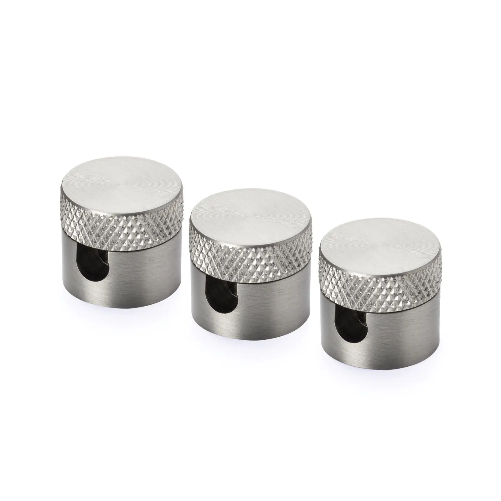 Zidni i plafonski nosač 885, 3 komada, Ø 19 mm, mat niklovani