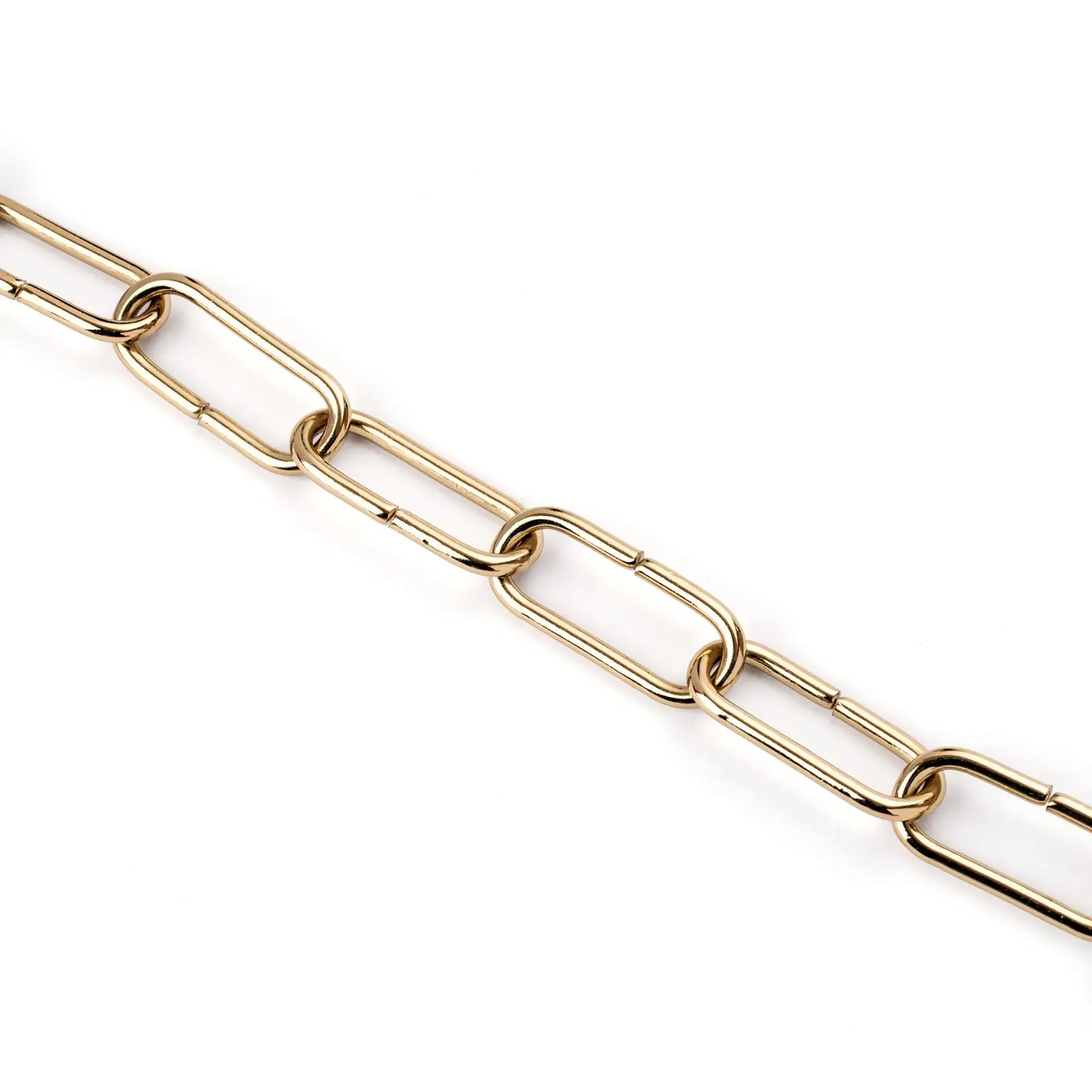 Lanac za lampu, 47x20x4 mm, 1 m, zlatni