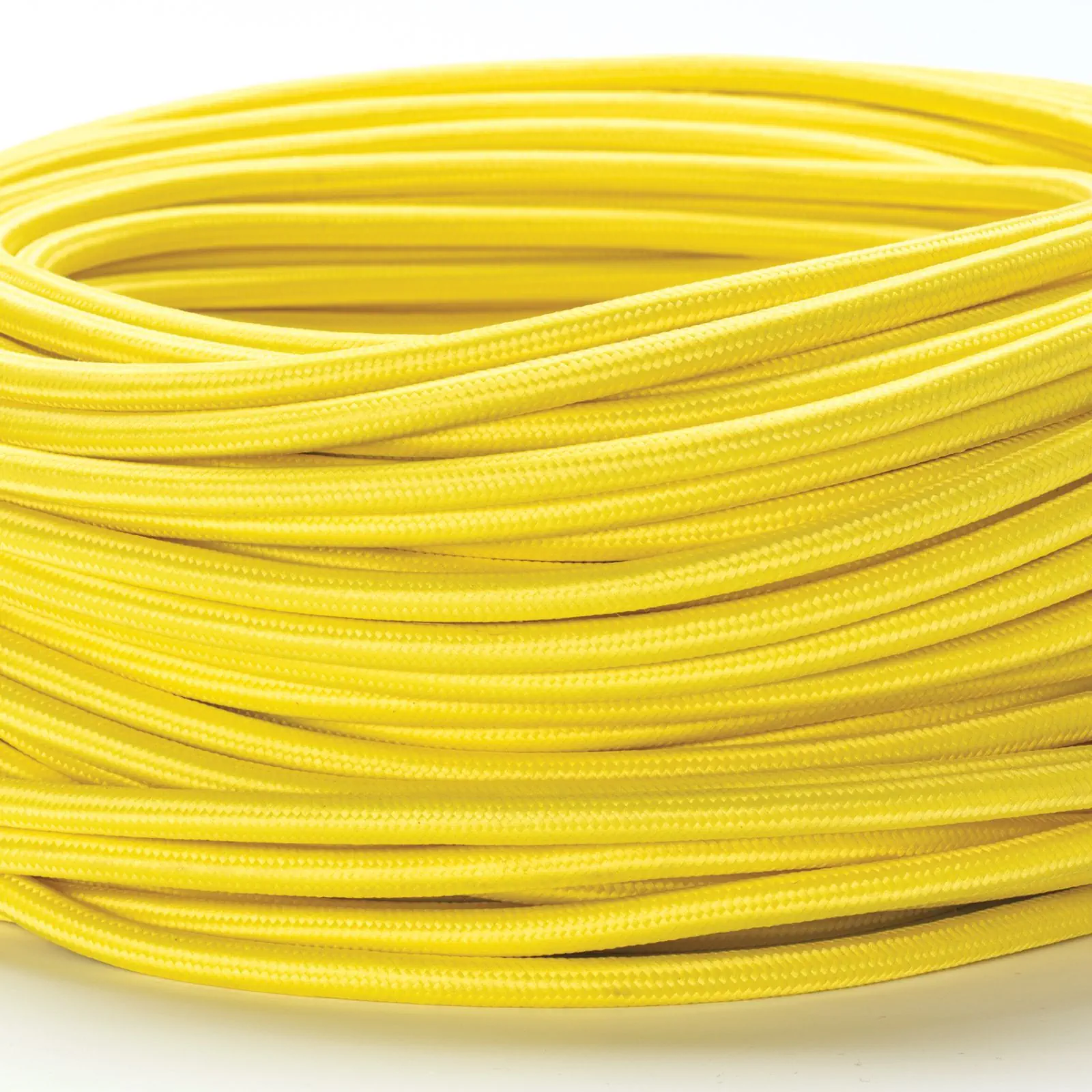 Tekstilni kabl, 3×0,75 mm², 1 m, žuti