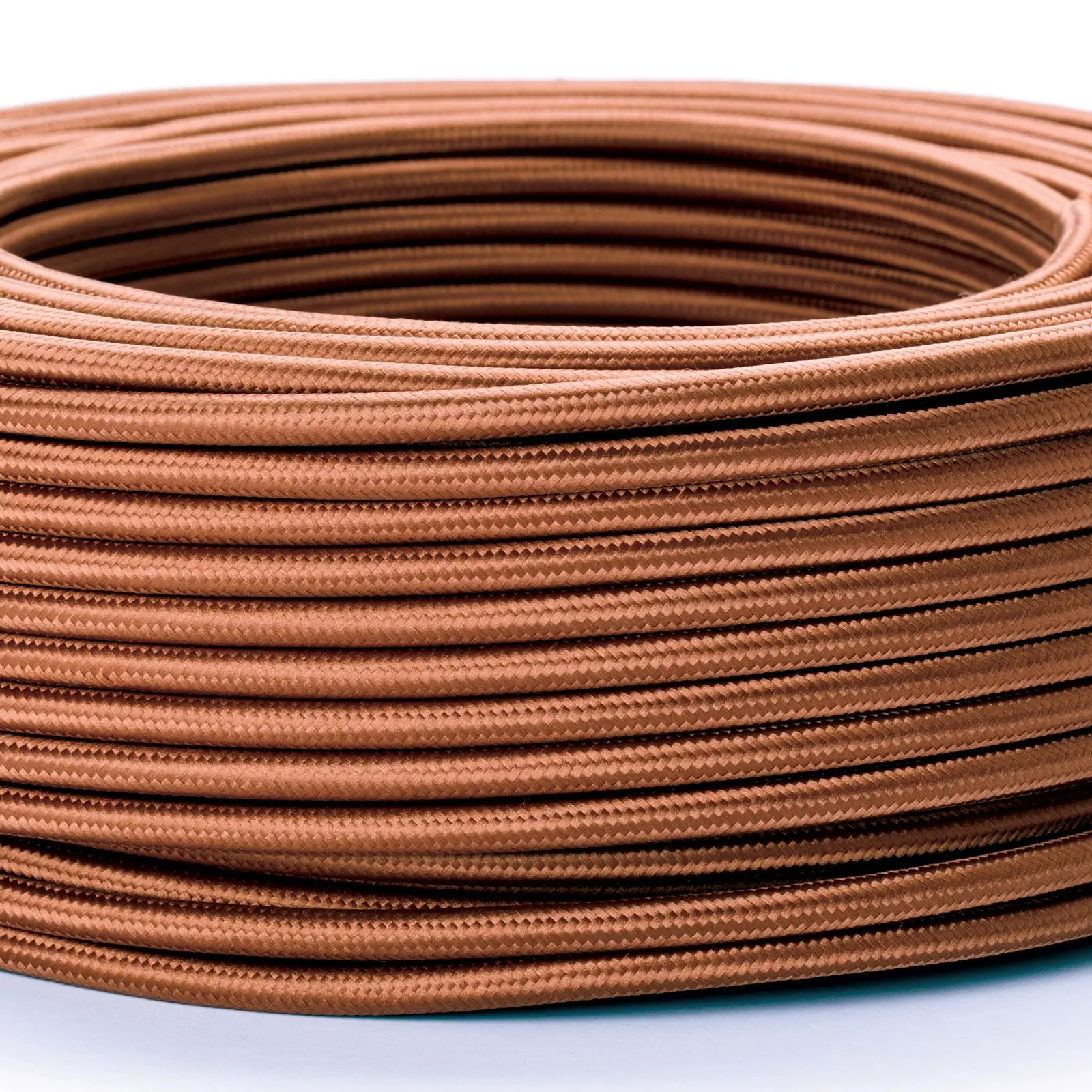 Tekstilni kabl, 3×0,75 mm², 1 m, braon