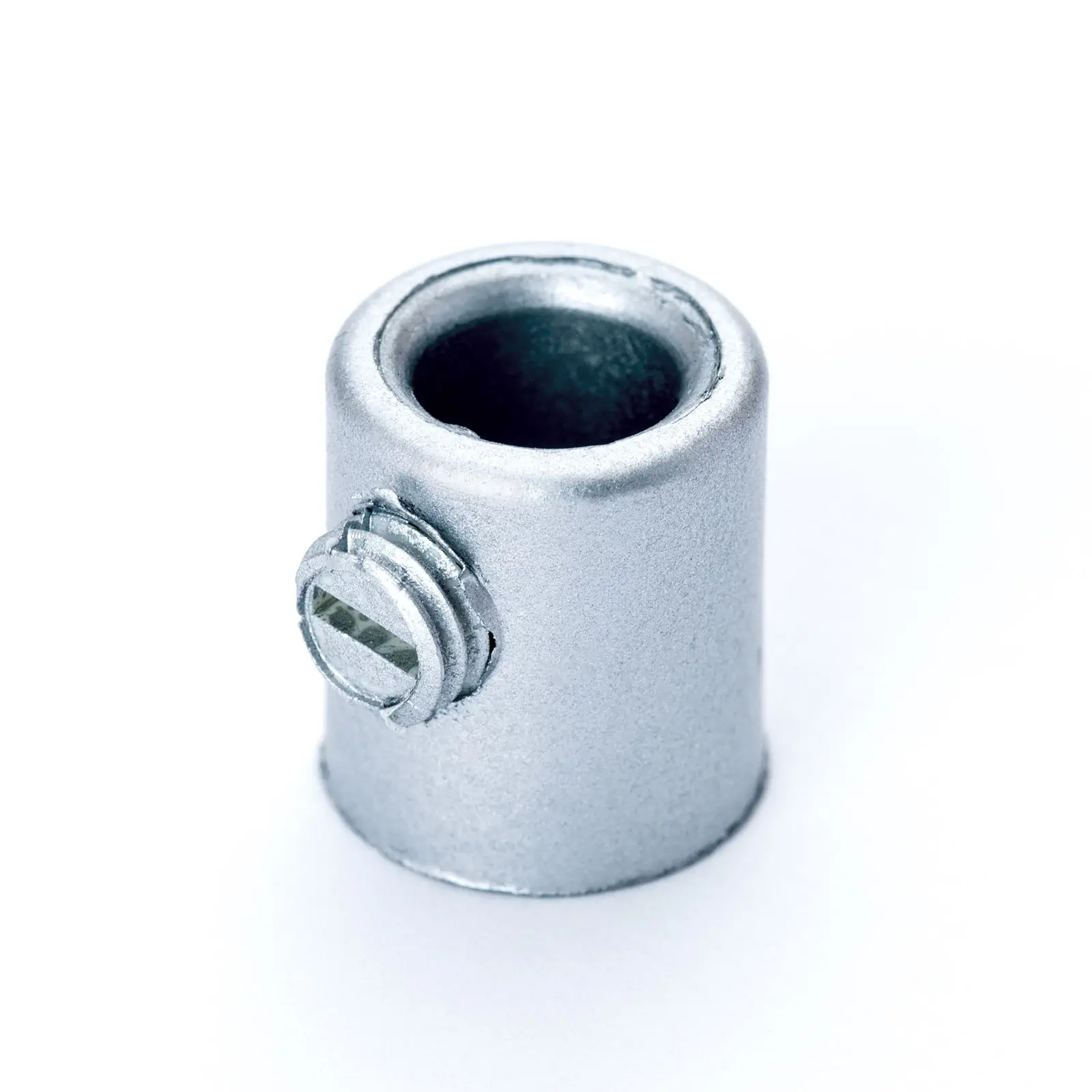 Nipl sa stezaljkom, navoj M10x1, srebrni