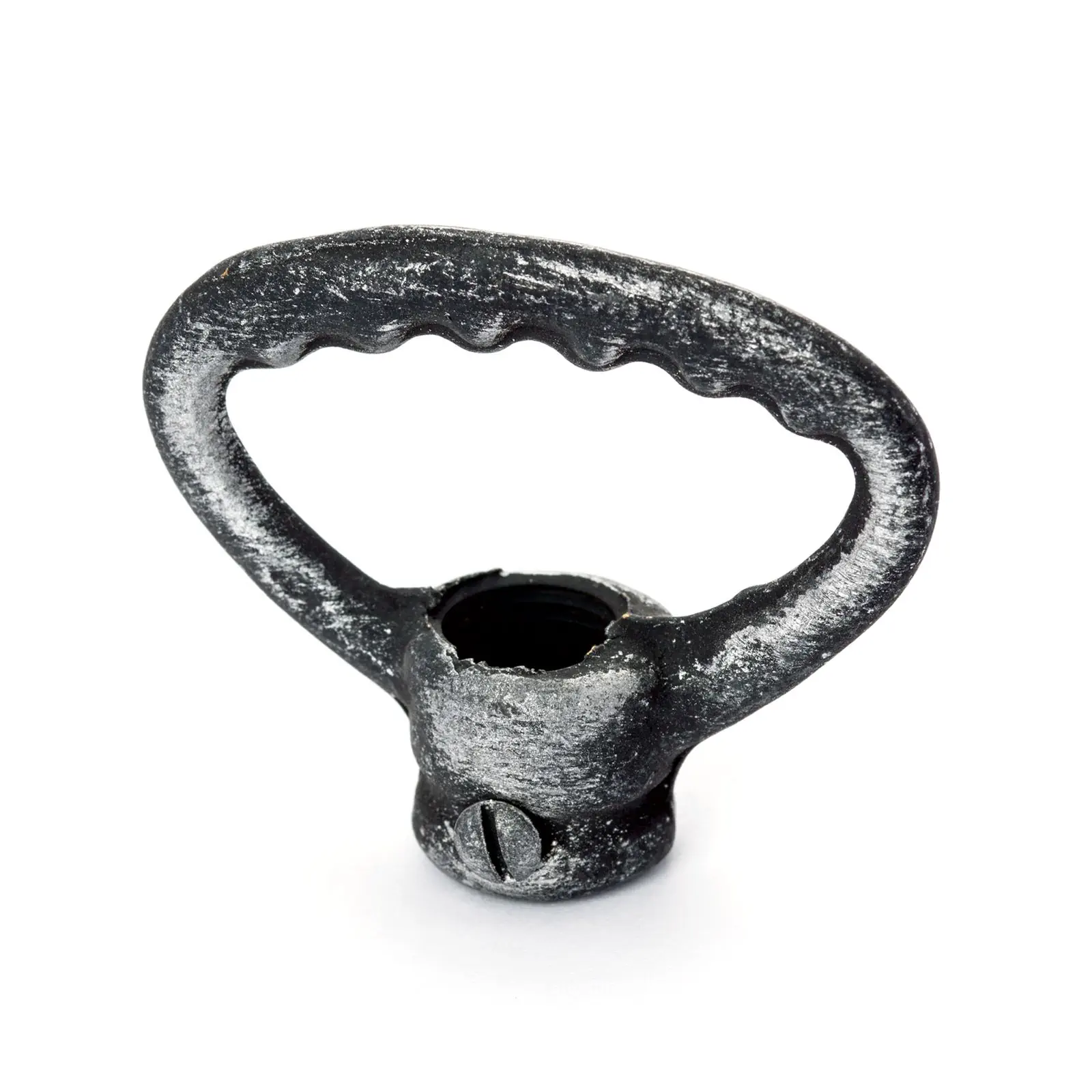 Centrirni prstenasti navojni čep, navoj M10×1, crno-srebrni