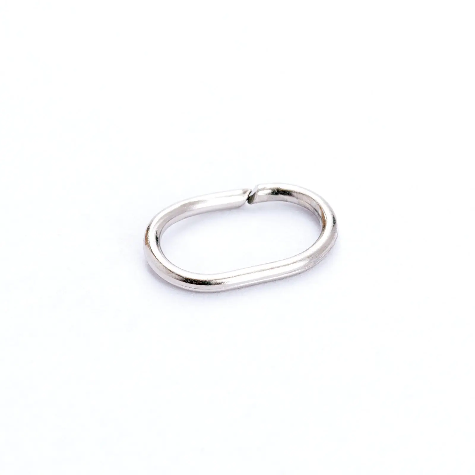 Prsten za kristal lustera u C obliku, 14 mm, hrom