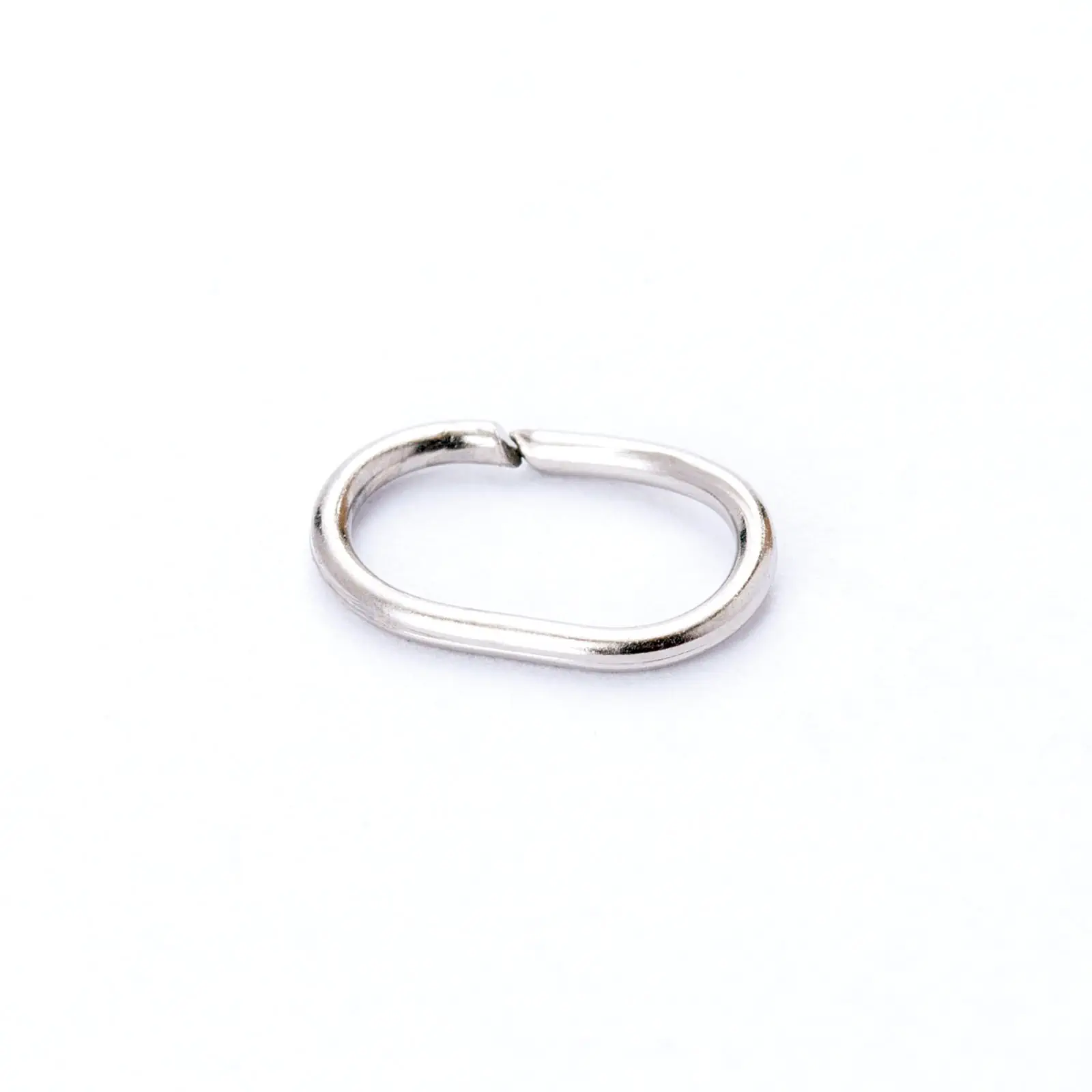 Prsten za kristal lustera u C obliku, 16 mm, hrom