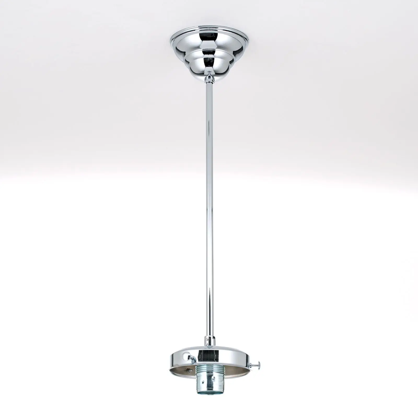 Vešanje za viseće staklo sa ivicom za pričvršćivanje 12 cm, 40 cm, hrom