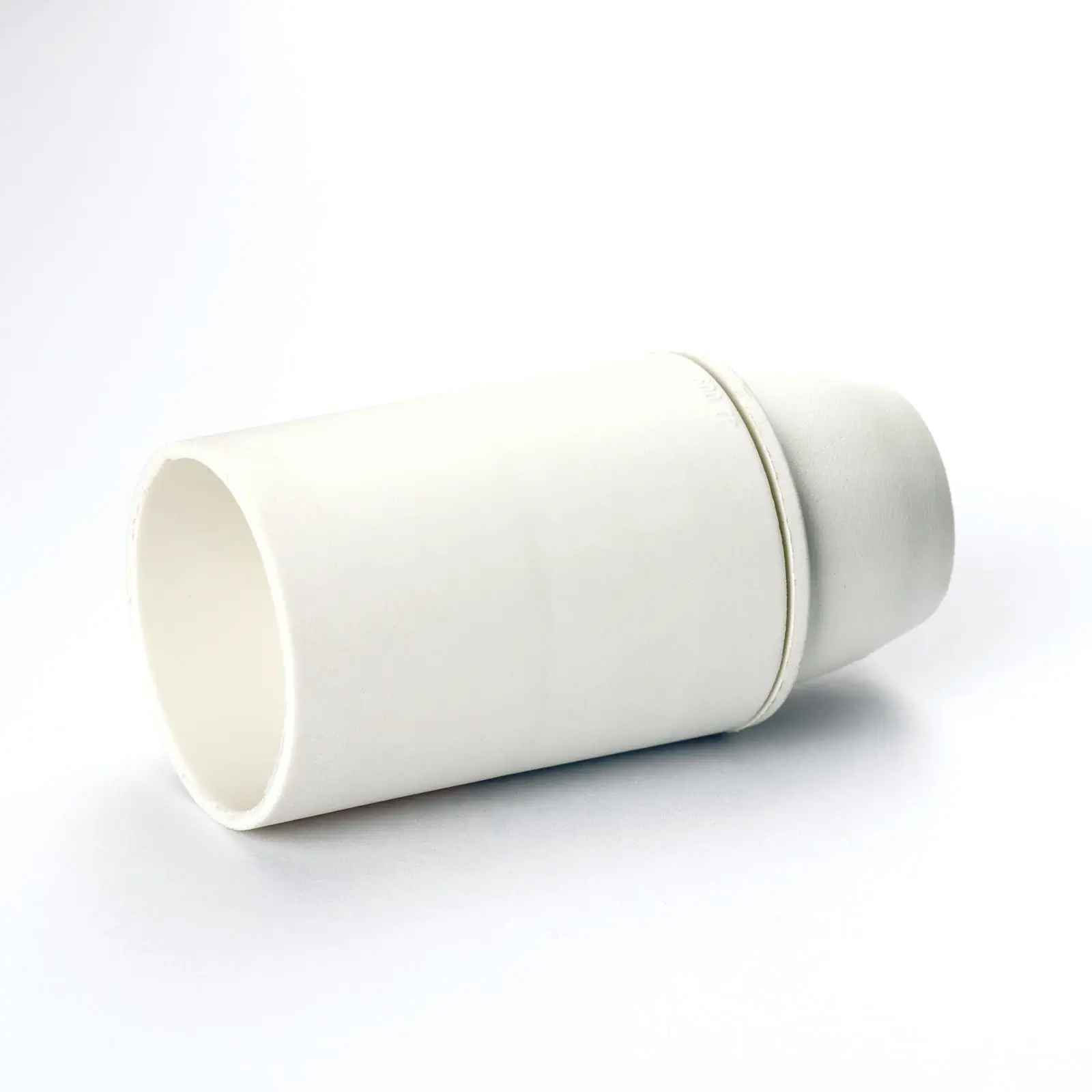 Grlo za sijalicu E14, navoj M10x1, 54 mm, belo