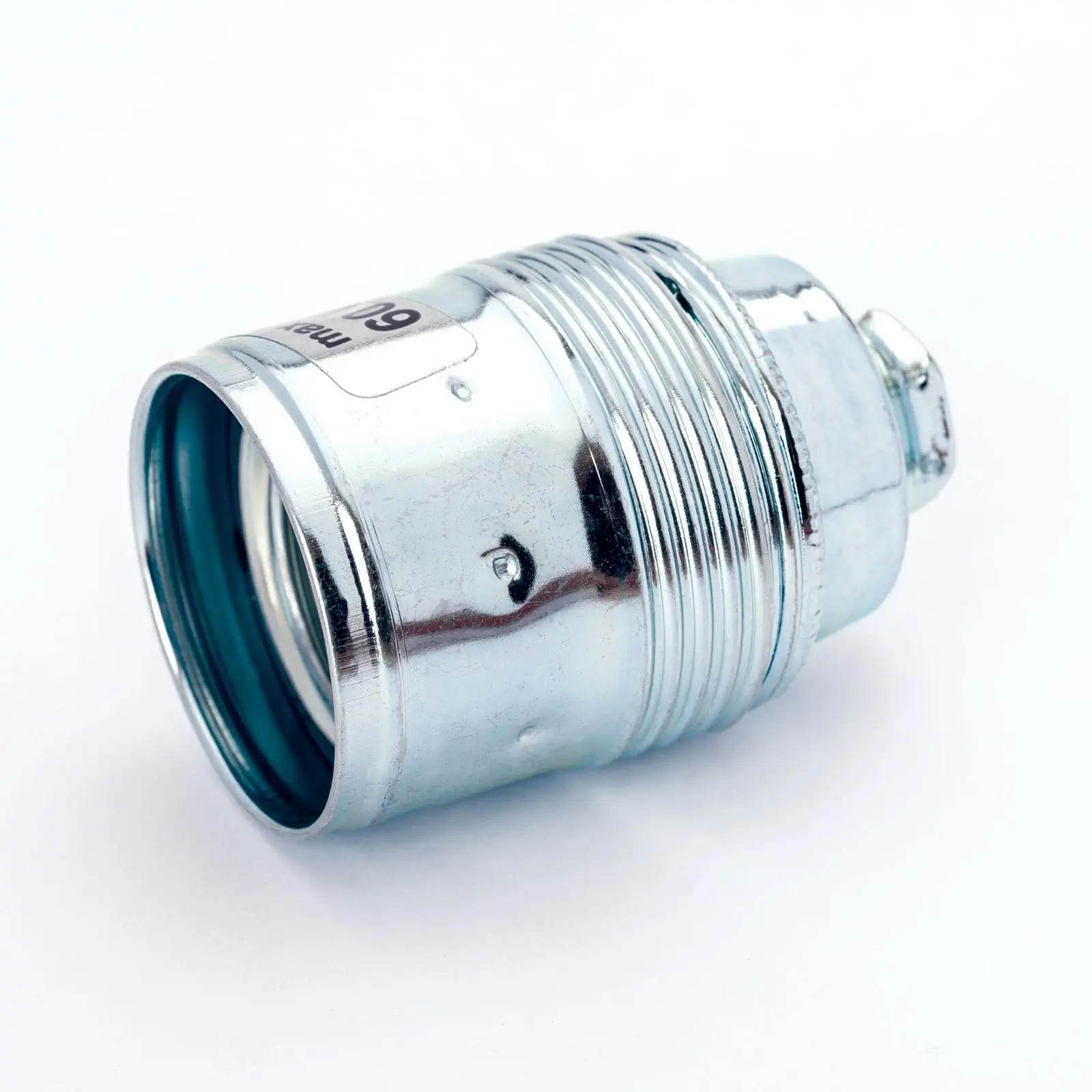 Grlo za sijalicu E27, navoj M10x1, 60 mm, legura cinka