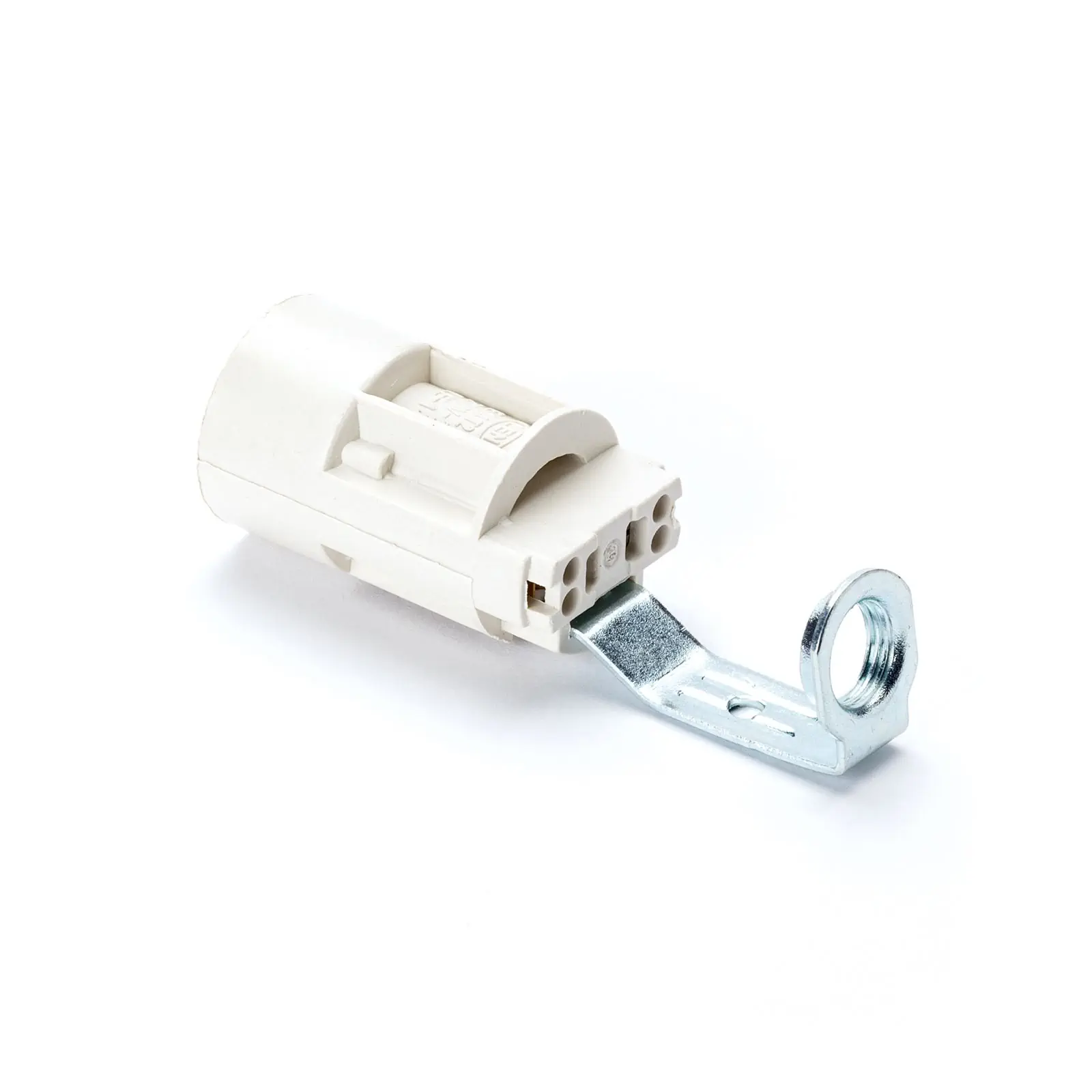 Držač sijalice 2391, E14, 70 mm, beli