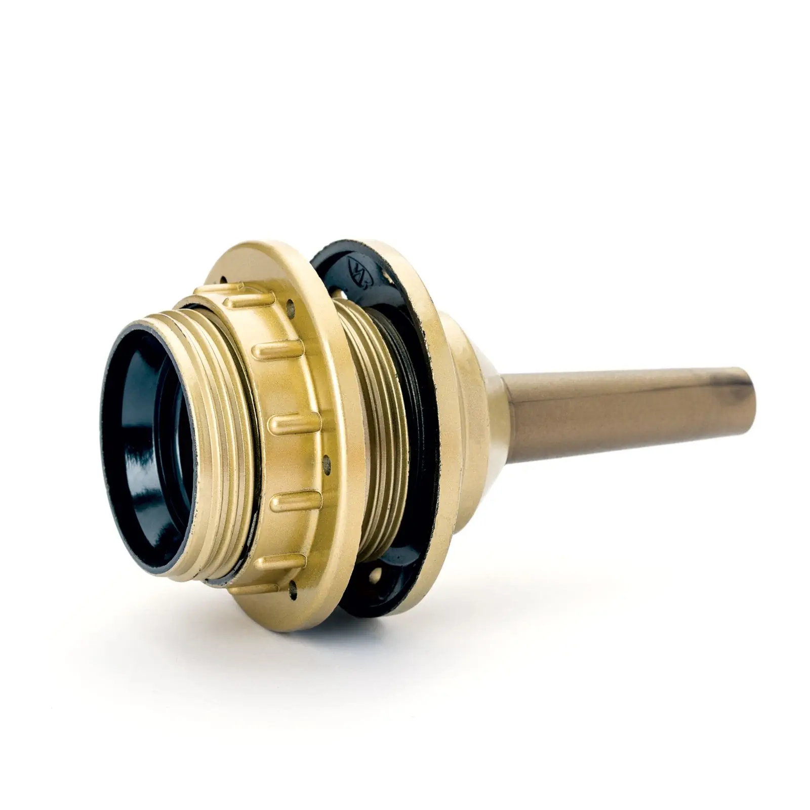 Teleskopsko viseće grlo sa rasterećenjem kabla E27, zlatno