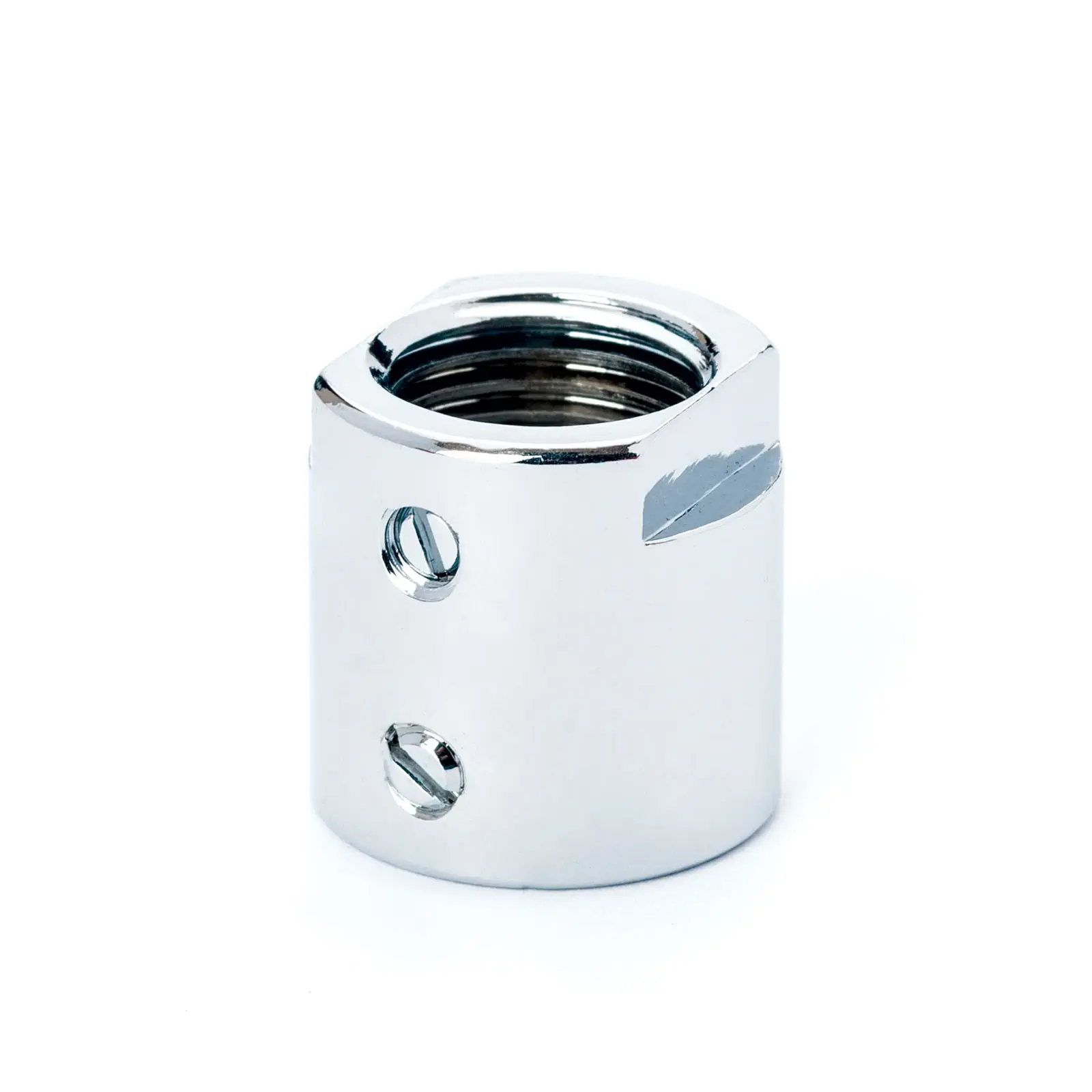 Čaura, 2 zavrtnja za podešavanje, 1/4", hrom