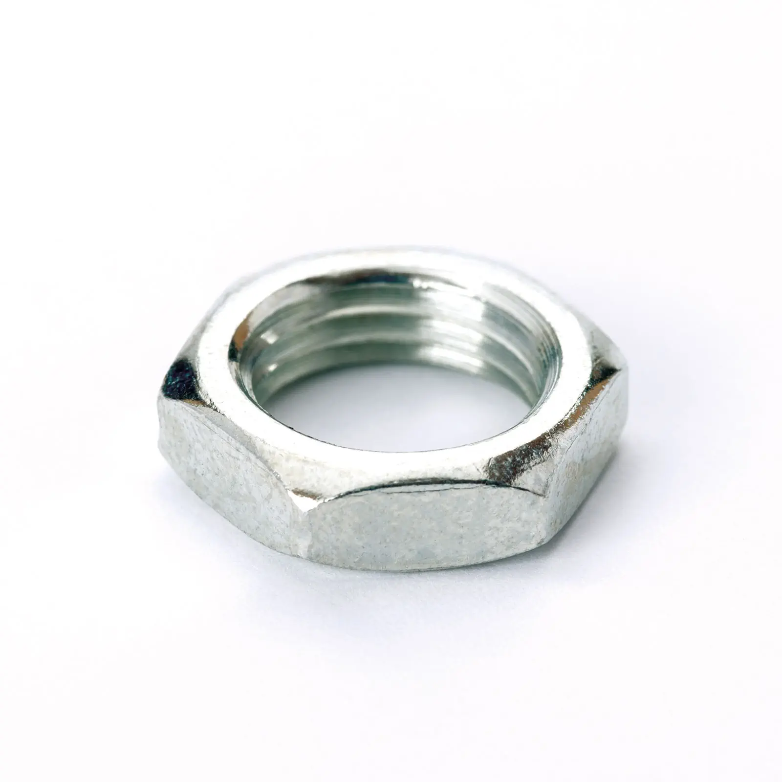 Šestougaona matica, navoj 1/4", srebrna