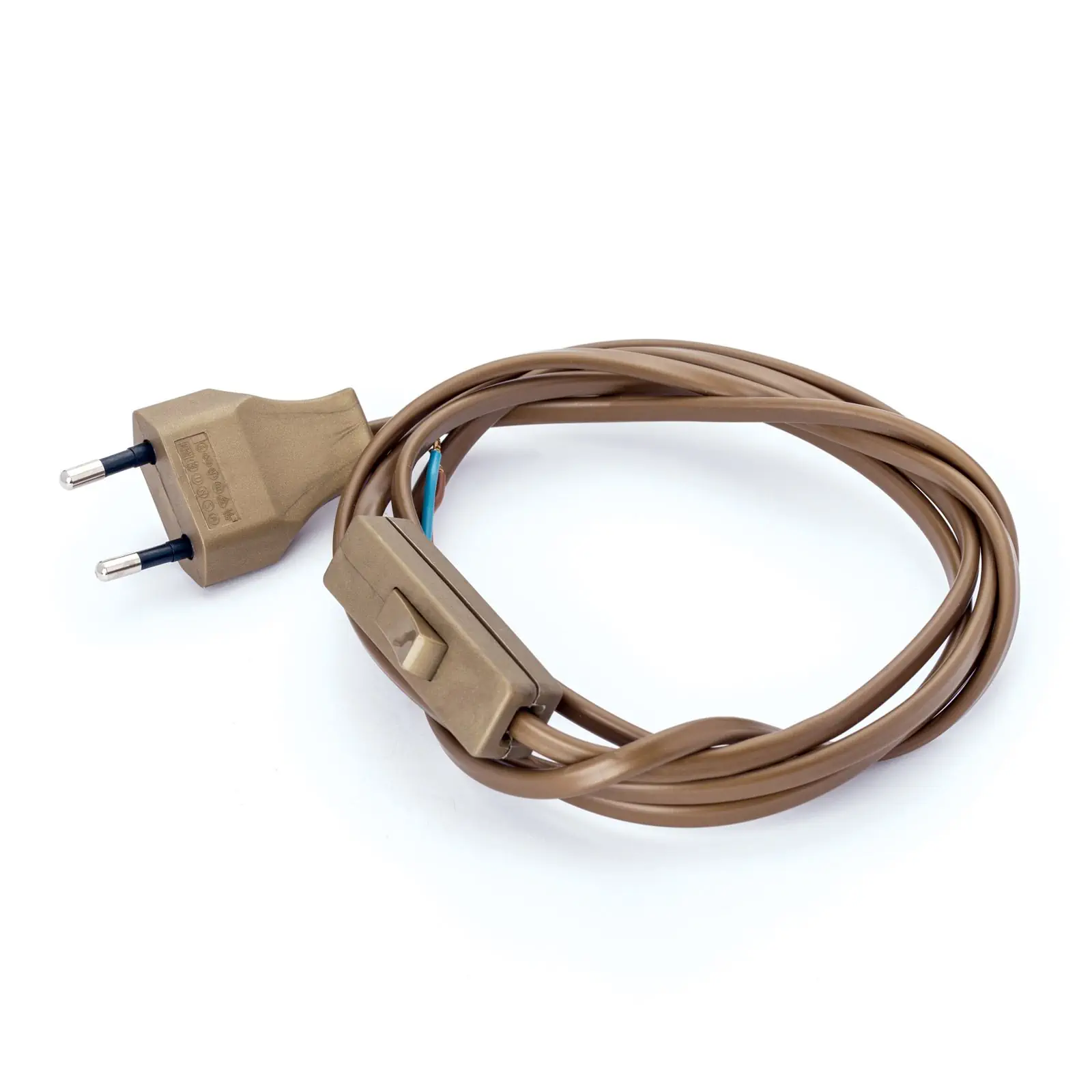 Europlug napojni kabl, 1,7 m, zlatni