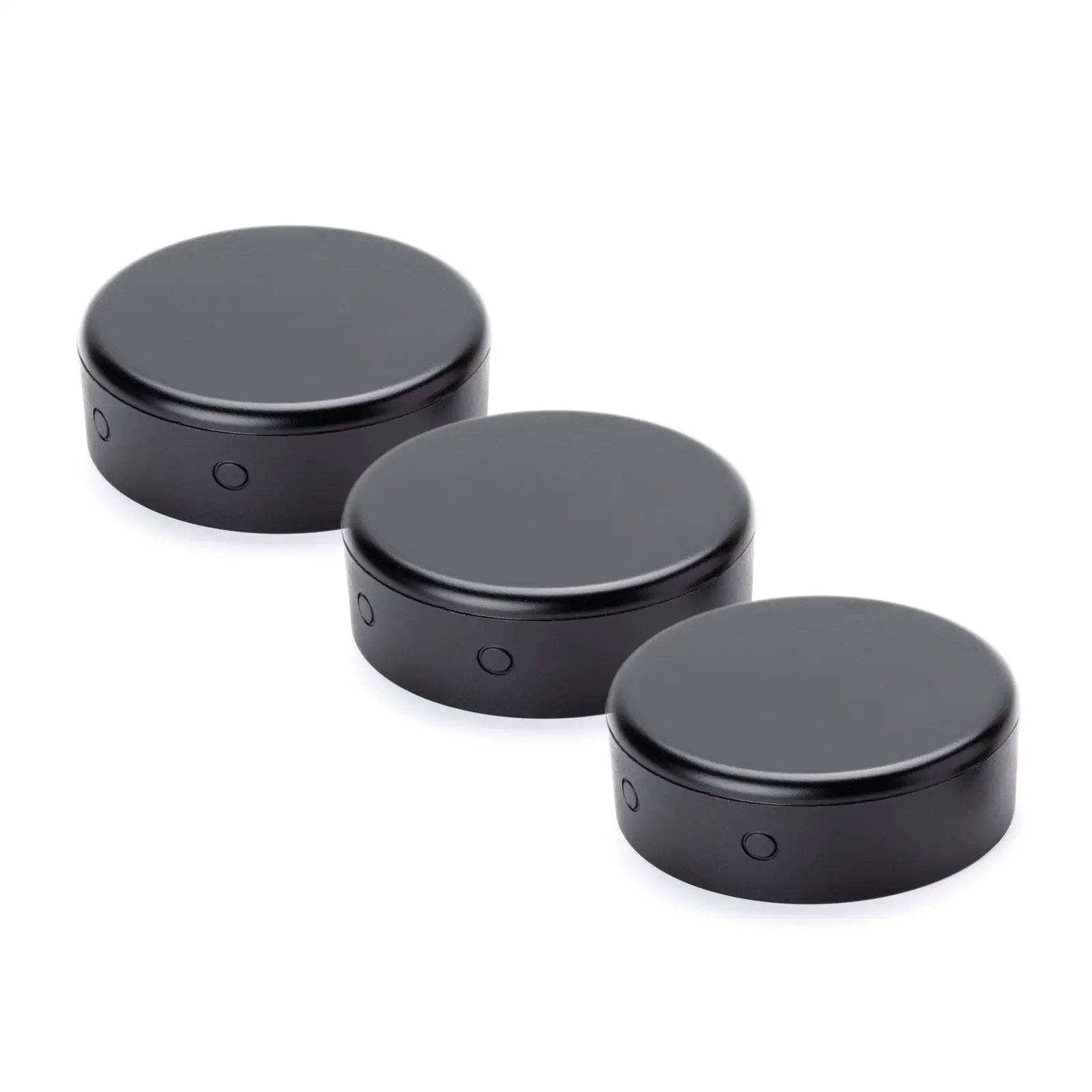 Set razvodnih kutija, 3 komada, PVC, Ø 70 mm, crni