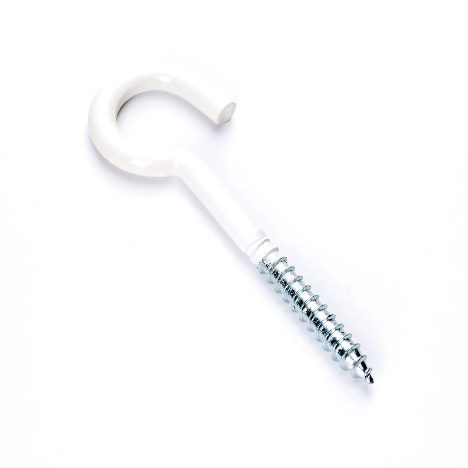 Plafonska kuka sa tiplom, 2 komada, bela