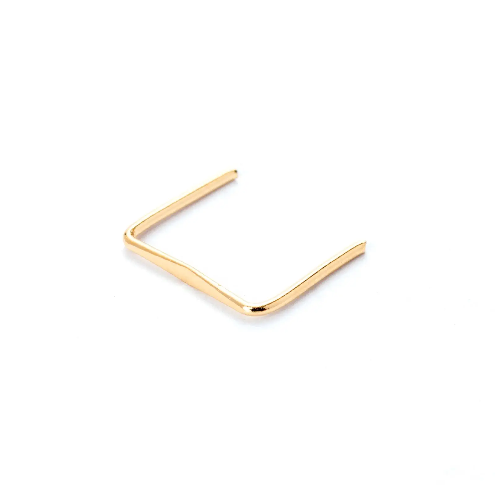 Mala kukica za kristale lustera, zlatna, 10 mm