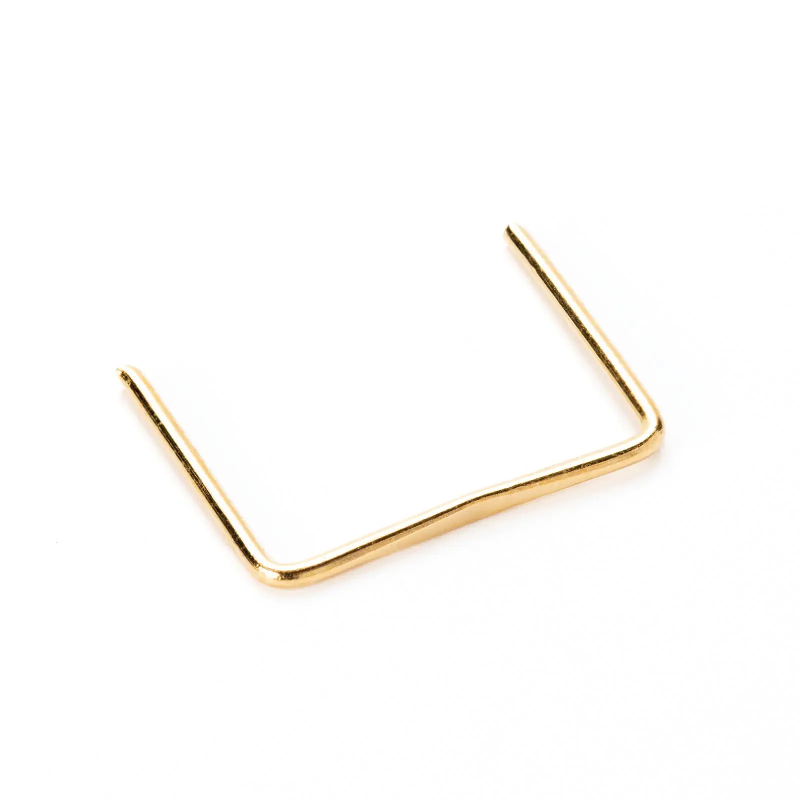 Duga kukica za kristale lustera, zlatna