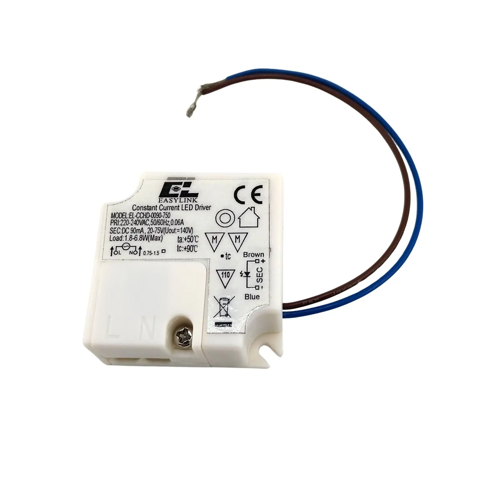 Drajver 6,8a EL-CCHD-0090-750, 90 mA, nije dimabilan