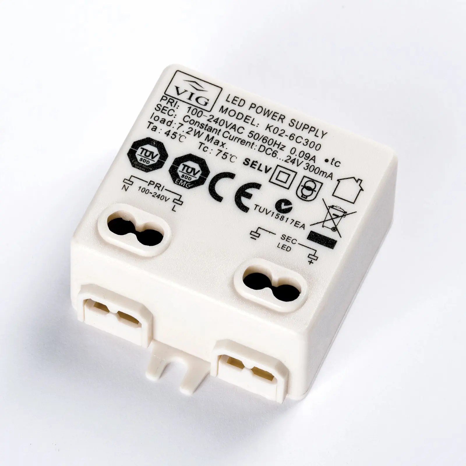 Drajver 7,2a VIG K02-6C300, 300 mA 7,2 W, nije dimabilan