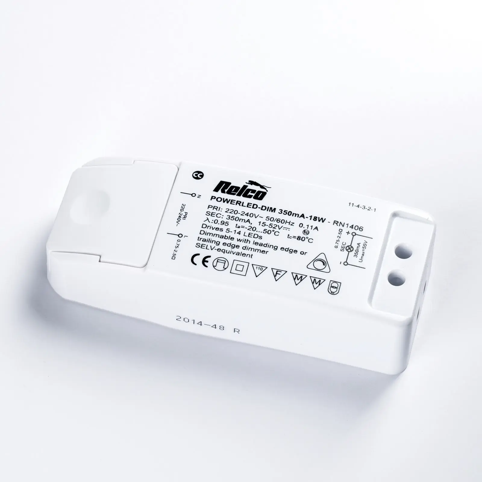 Drajver 18b RELCO POWERLED-DIM, 350 mA, 18 W, dimabilan