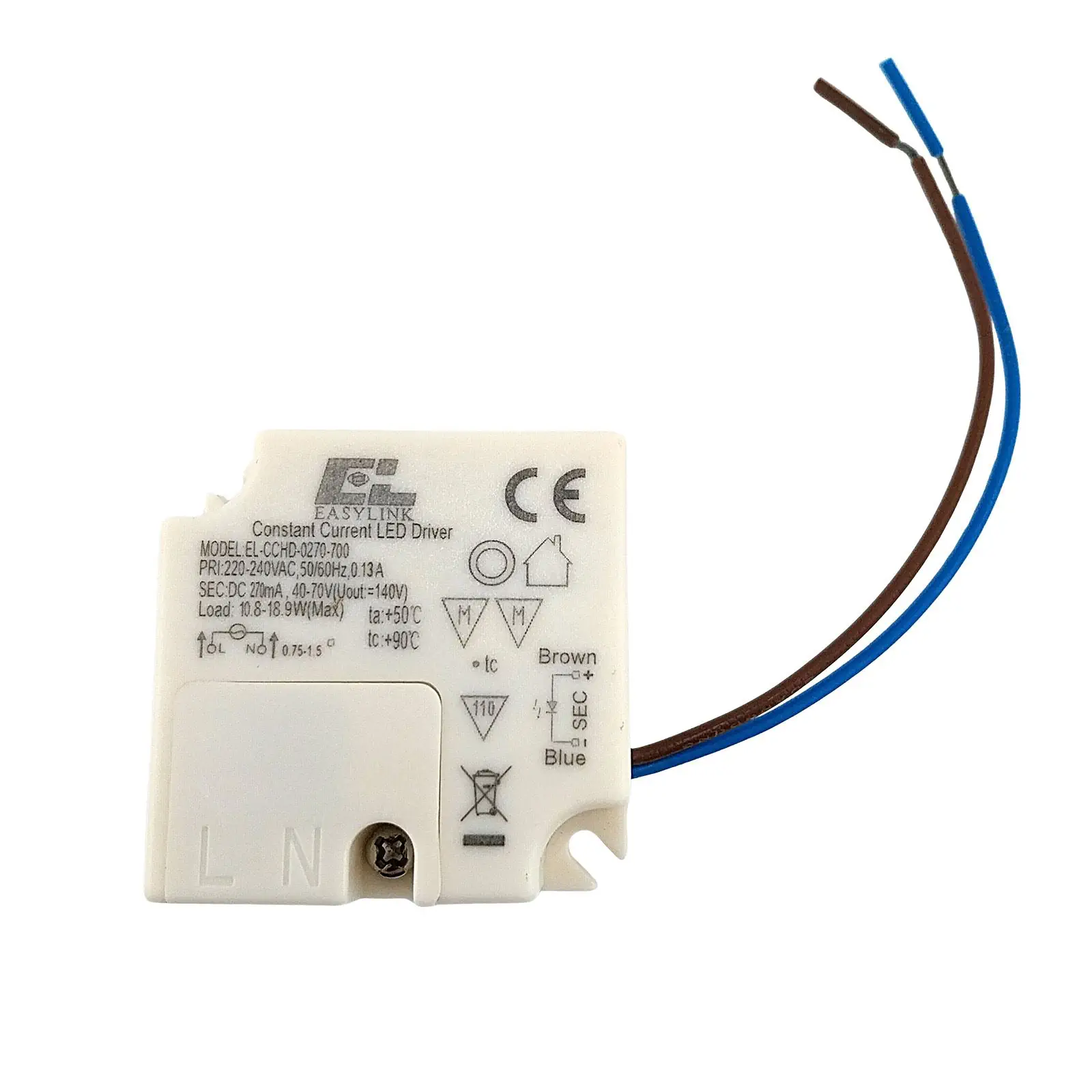 Drajver 18,9a EL-CCHD-0270-700, 270 mA, 18,9 W, nije dimabilan