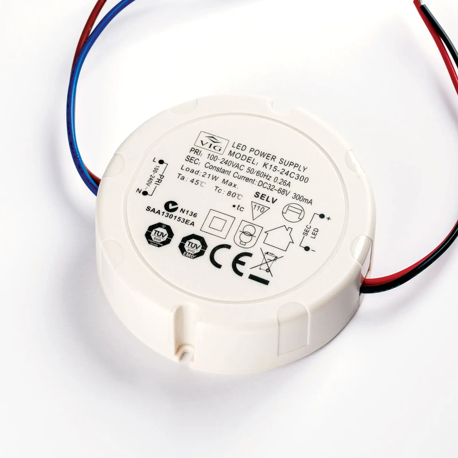 Drajver 21a VIG K15-24C300, 300 mA 21 W, nije dimabilan