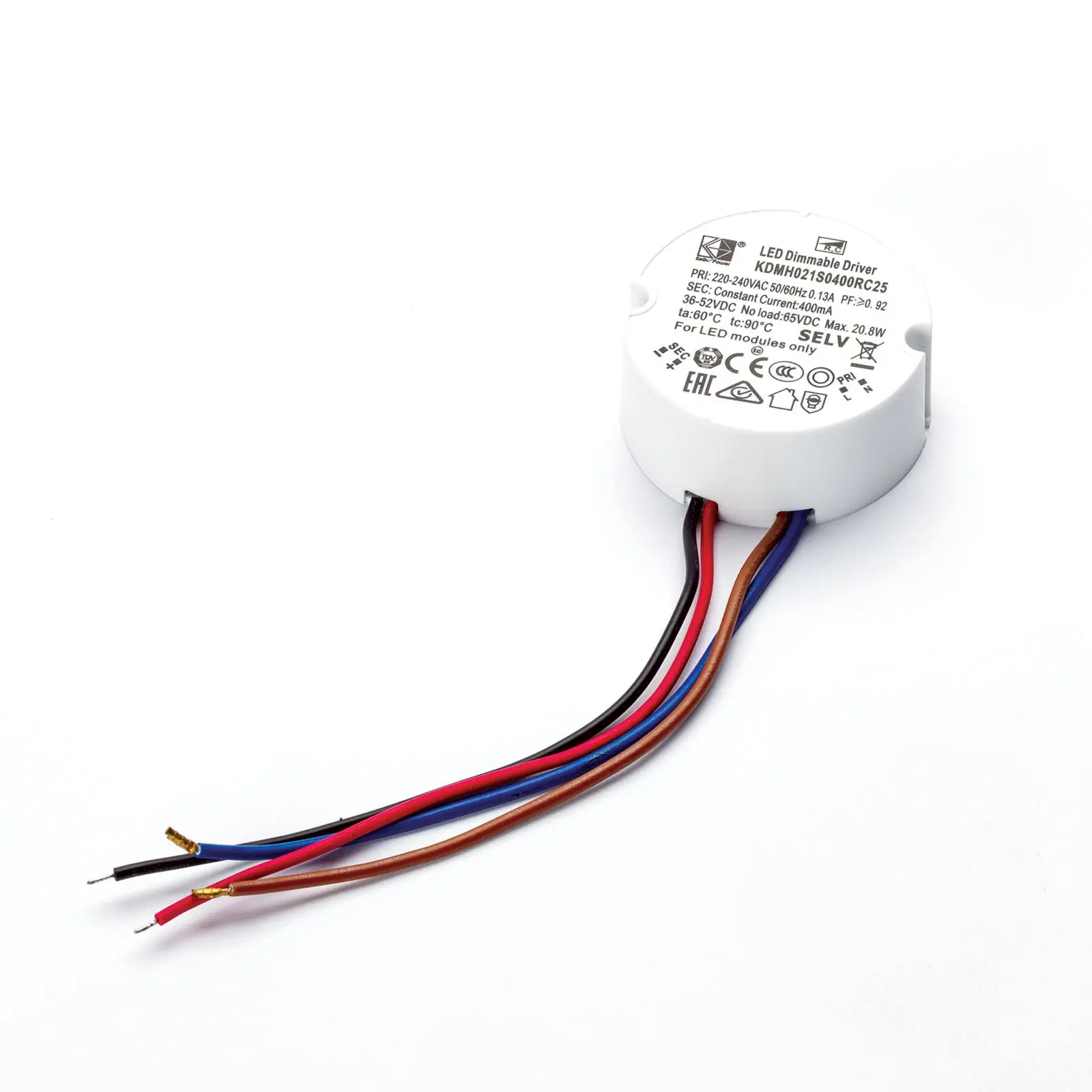 Drajver 21k KeGu KDMH021S0400RC25, 21 W 400 mA, dimabilan