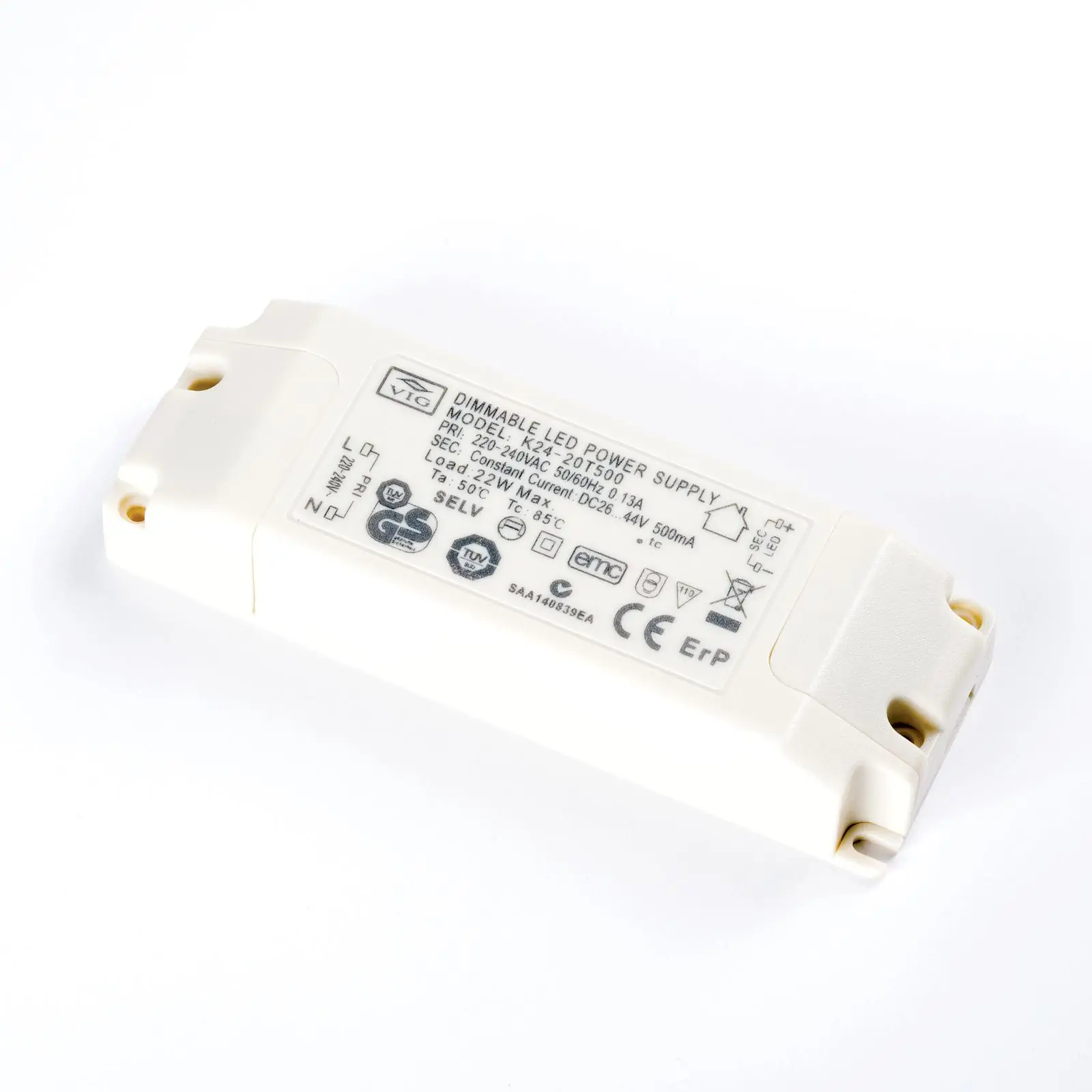 Drajver 22a VIG K24-20T500, 500 mA 22 W, dimabilan