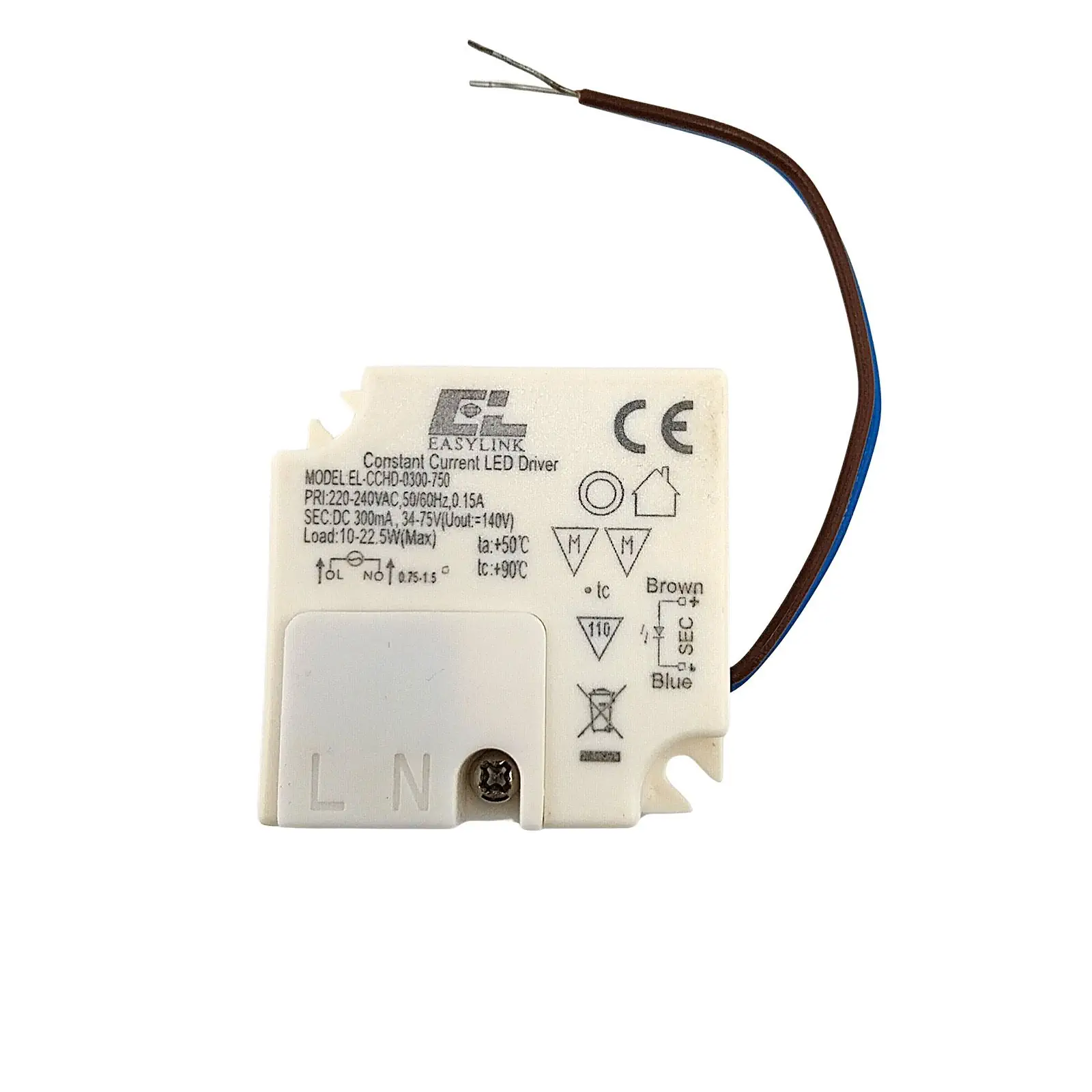 Drajver 22,5a EL-CCHD-0300-750, 300 mA, 22,5 W, nije dimabilan