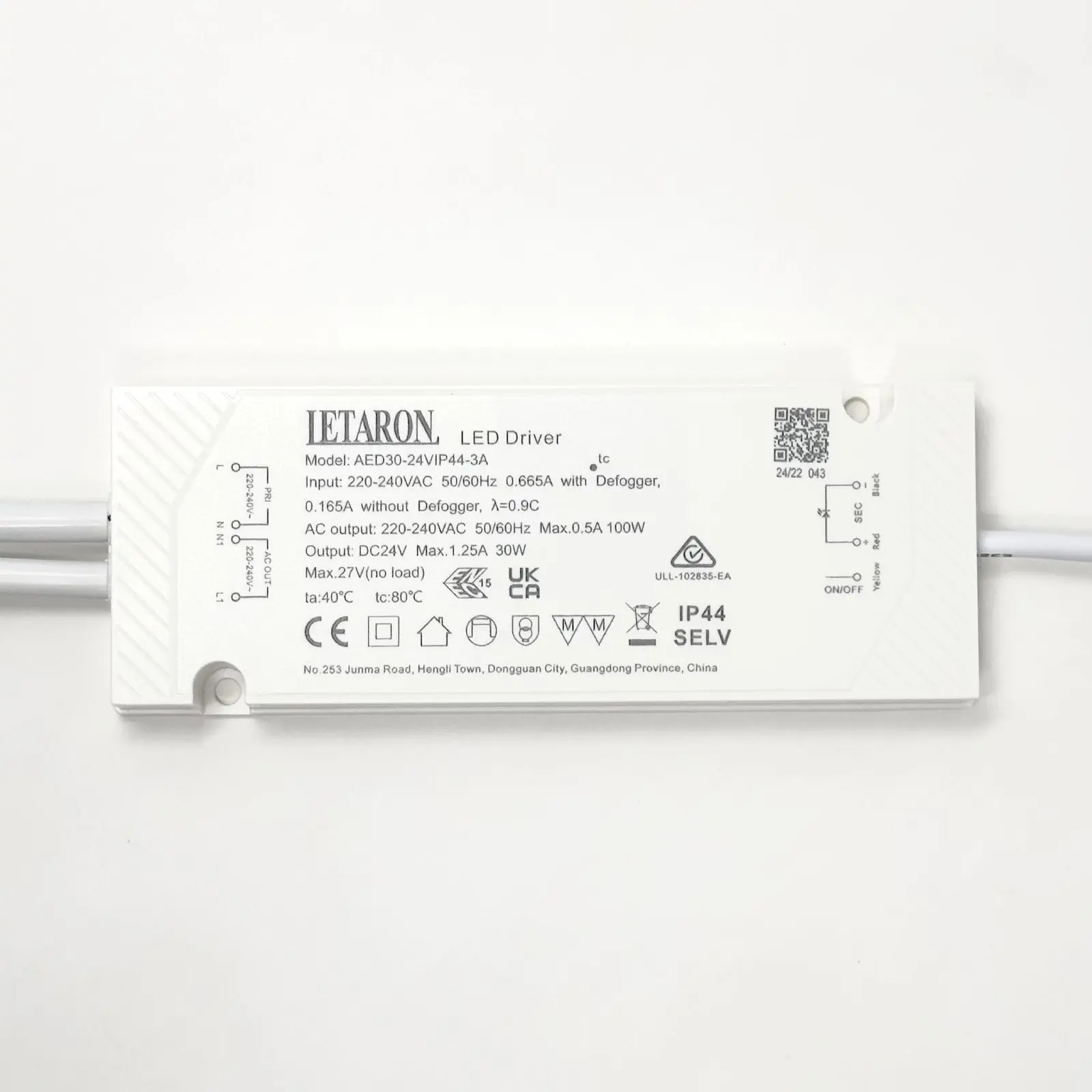 Drajver 30ab LETARON AED30-24VIP44-3A, nije dimabilan