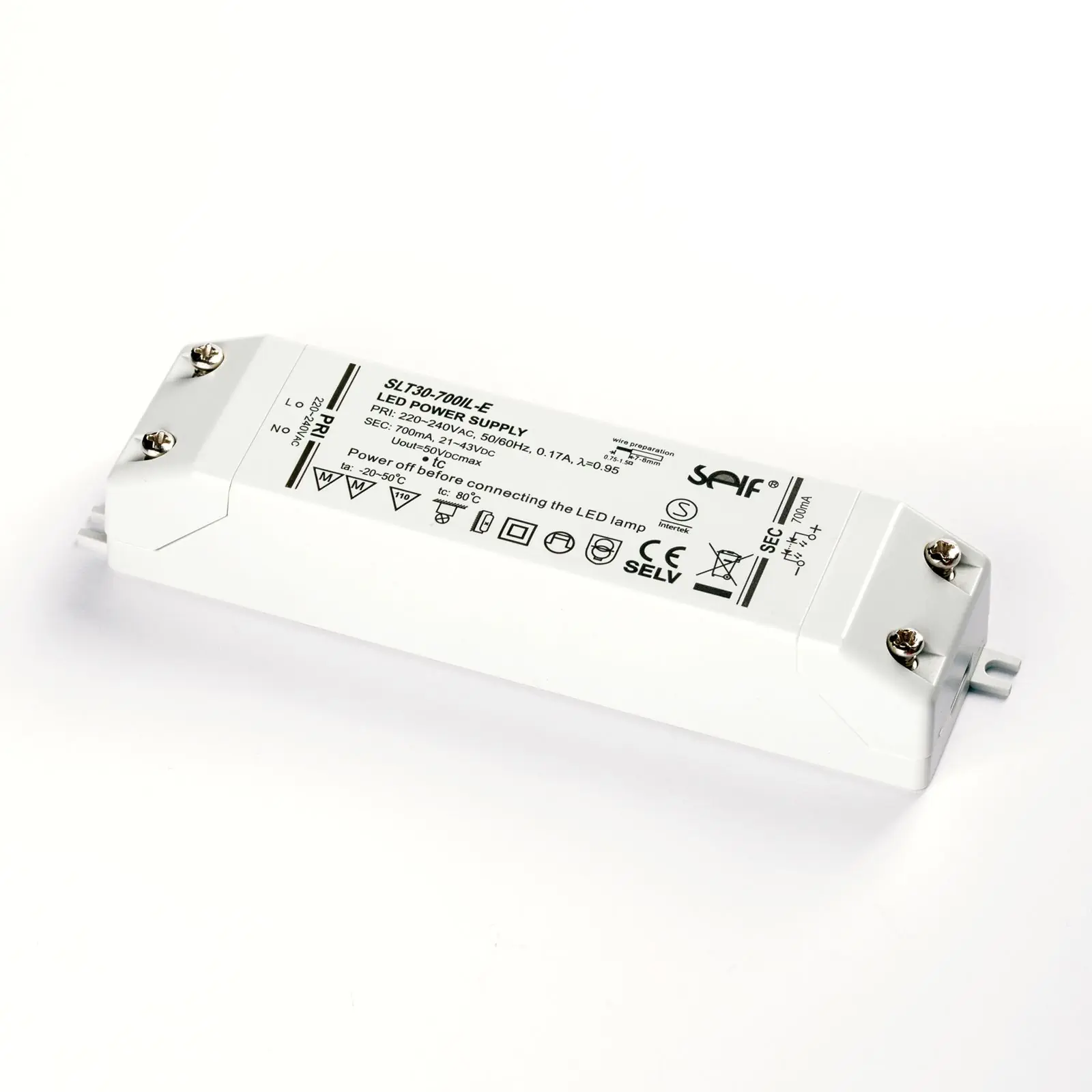 Drajver 30s SELF SLT30-700IL-E, 700 mA 30 W, nije dimabilan